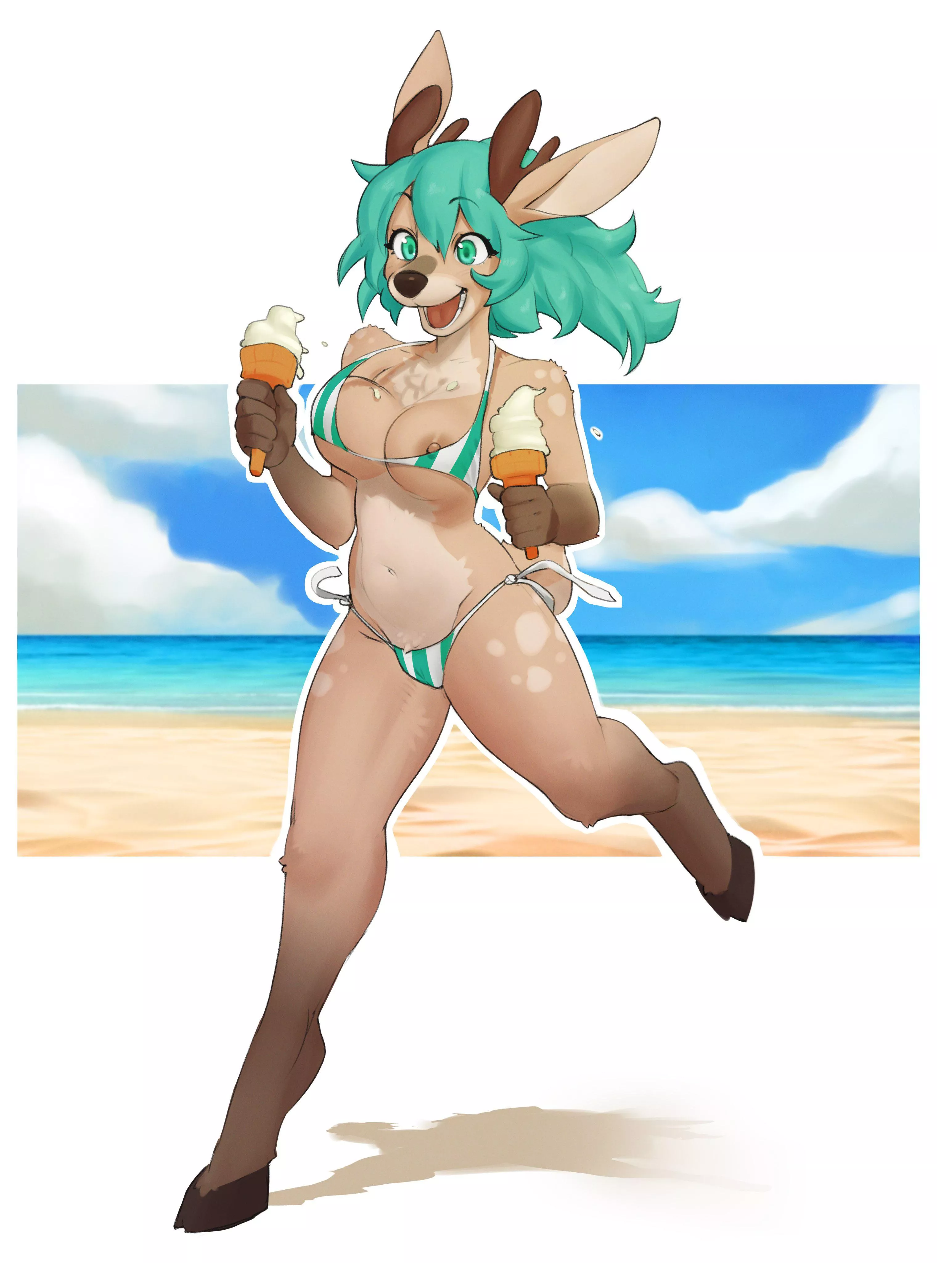 Having some summertime fun [F] (Woolrool) posted by 5headedragon