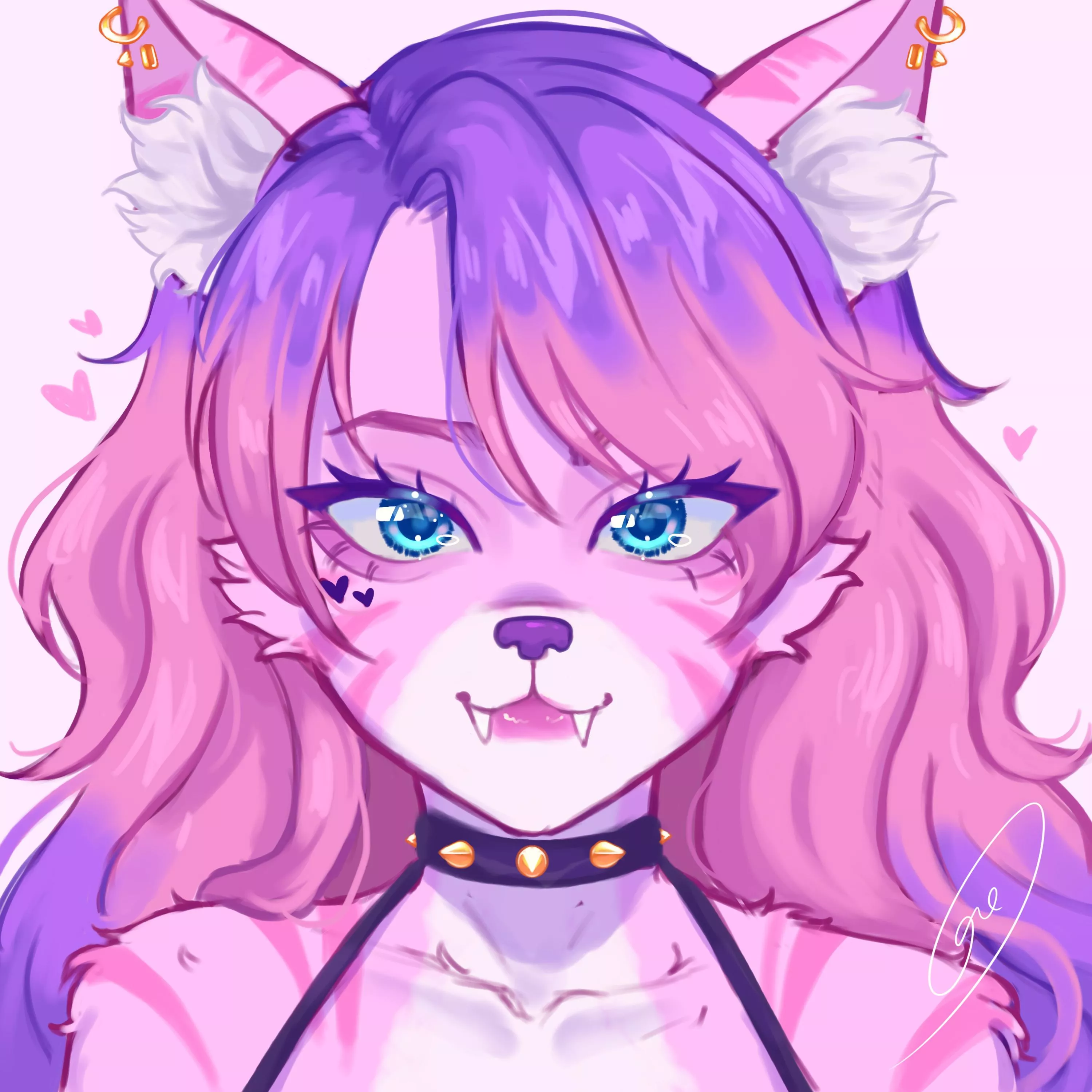 Hello~ It's the first time I draw furry, hope u like her UvU 💖 posted by t_121020