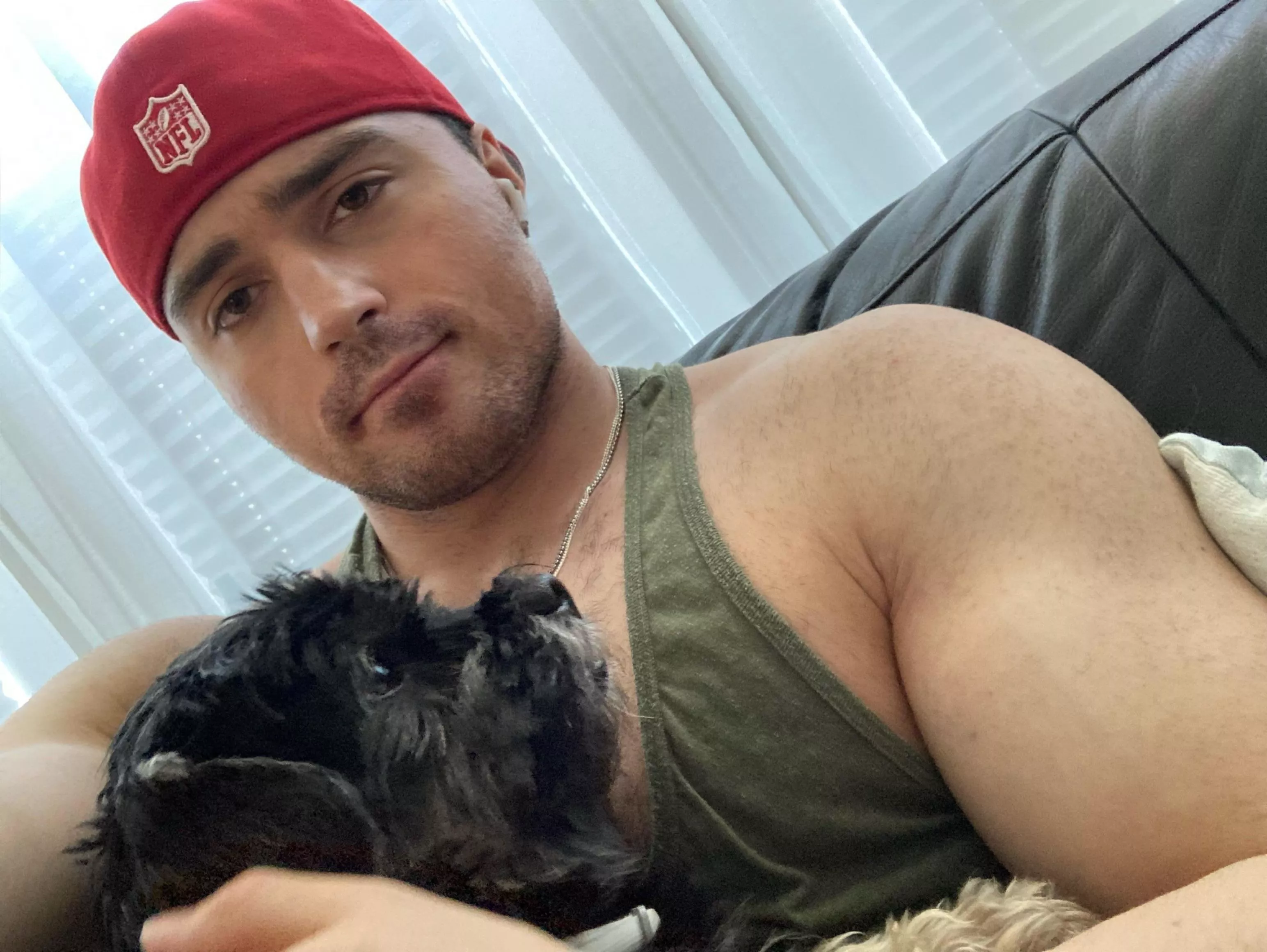 His favorite place is my lap, u wanna try it out? posted by bradybodybuilder