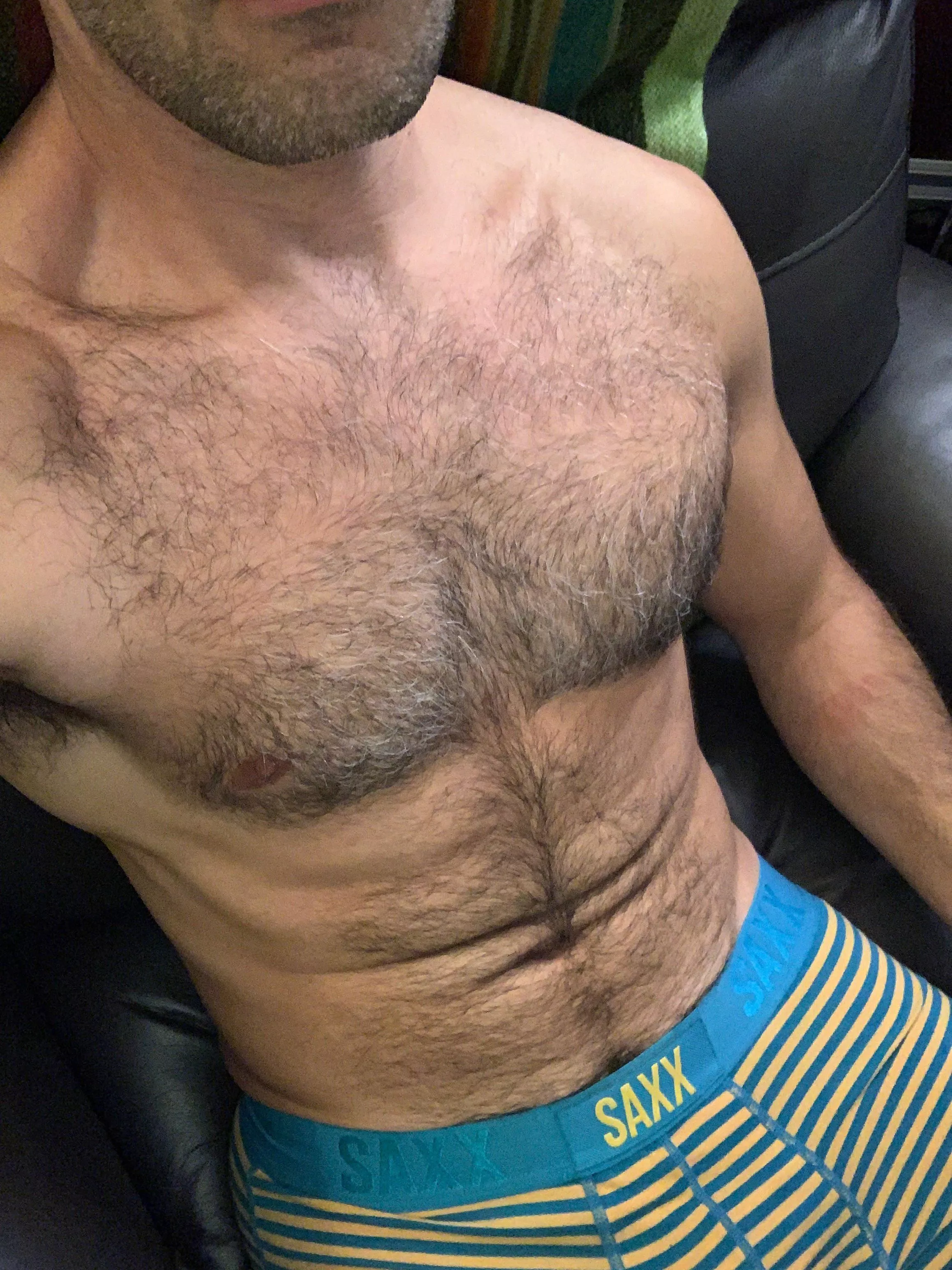 How do you like the salt and pepper chest hair? [37] posted by Flashy-Usual-7228