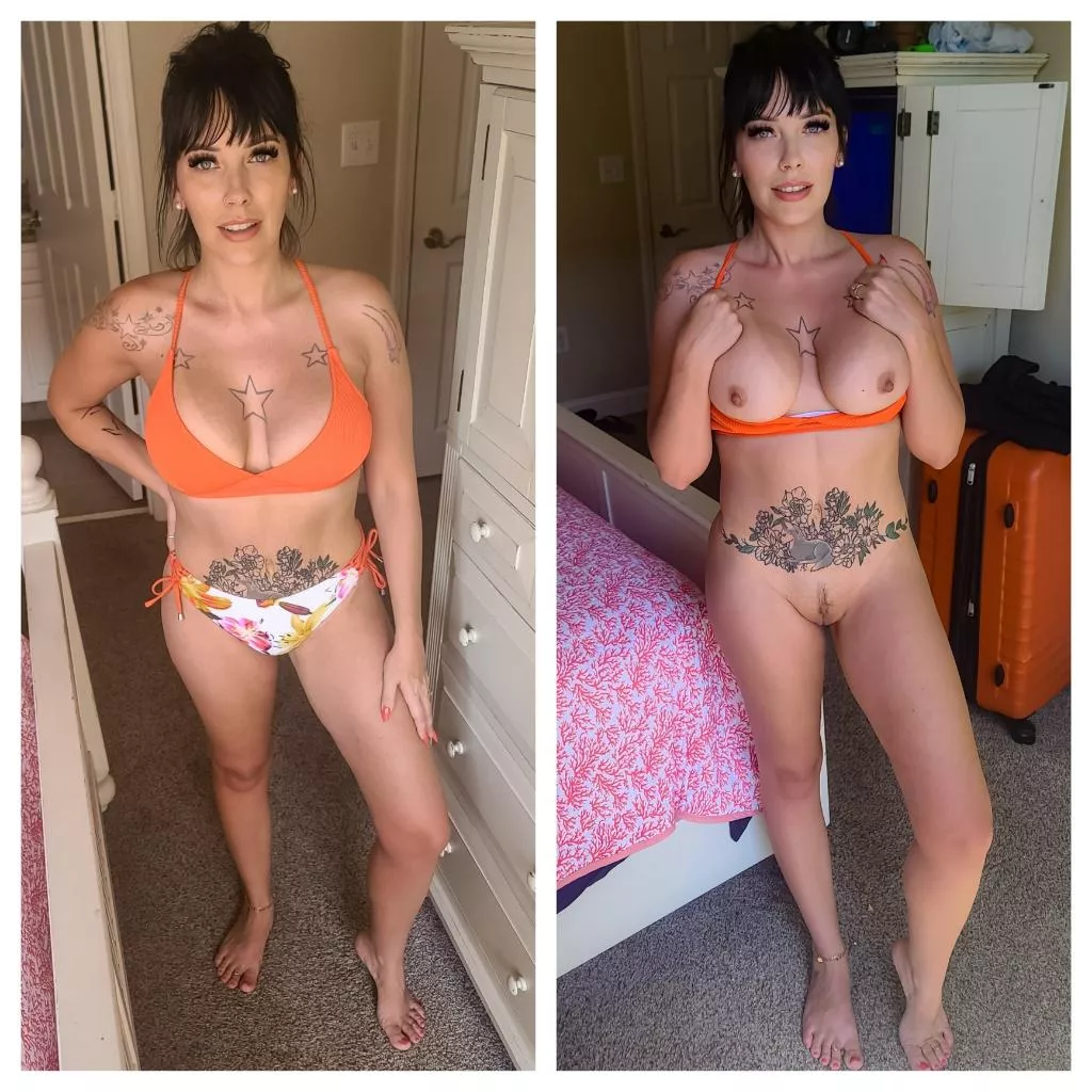 How is my Mom-bod in a bikini? posted by Nickib214