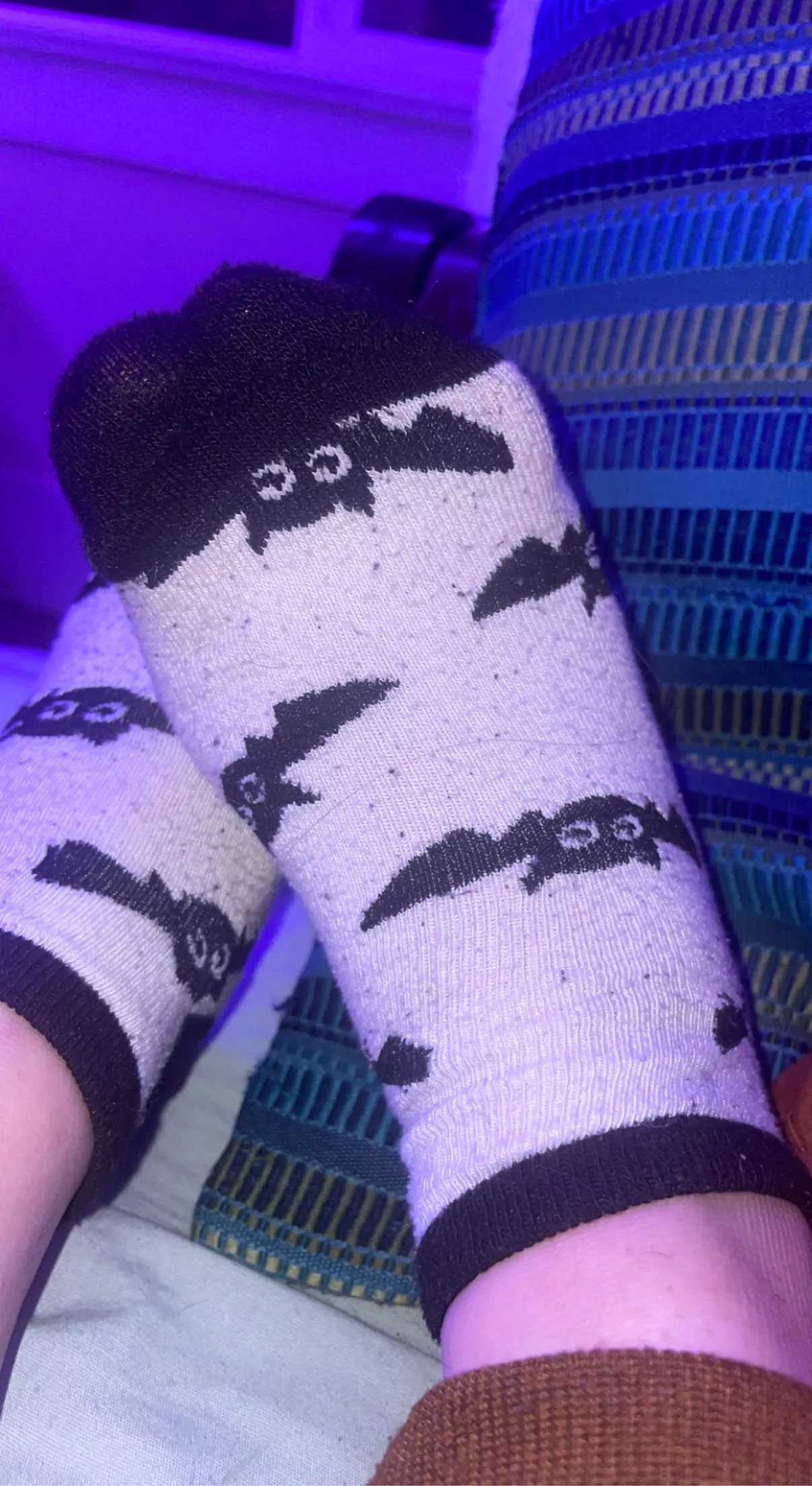 I bet my bat socks make you weak! posted by TrippyKitty_uwu