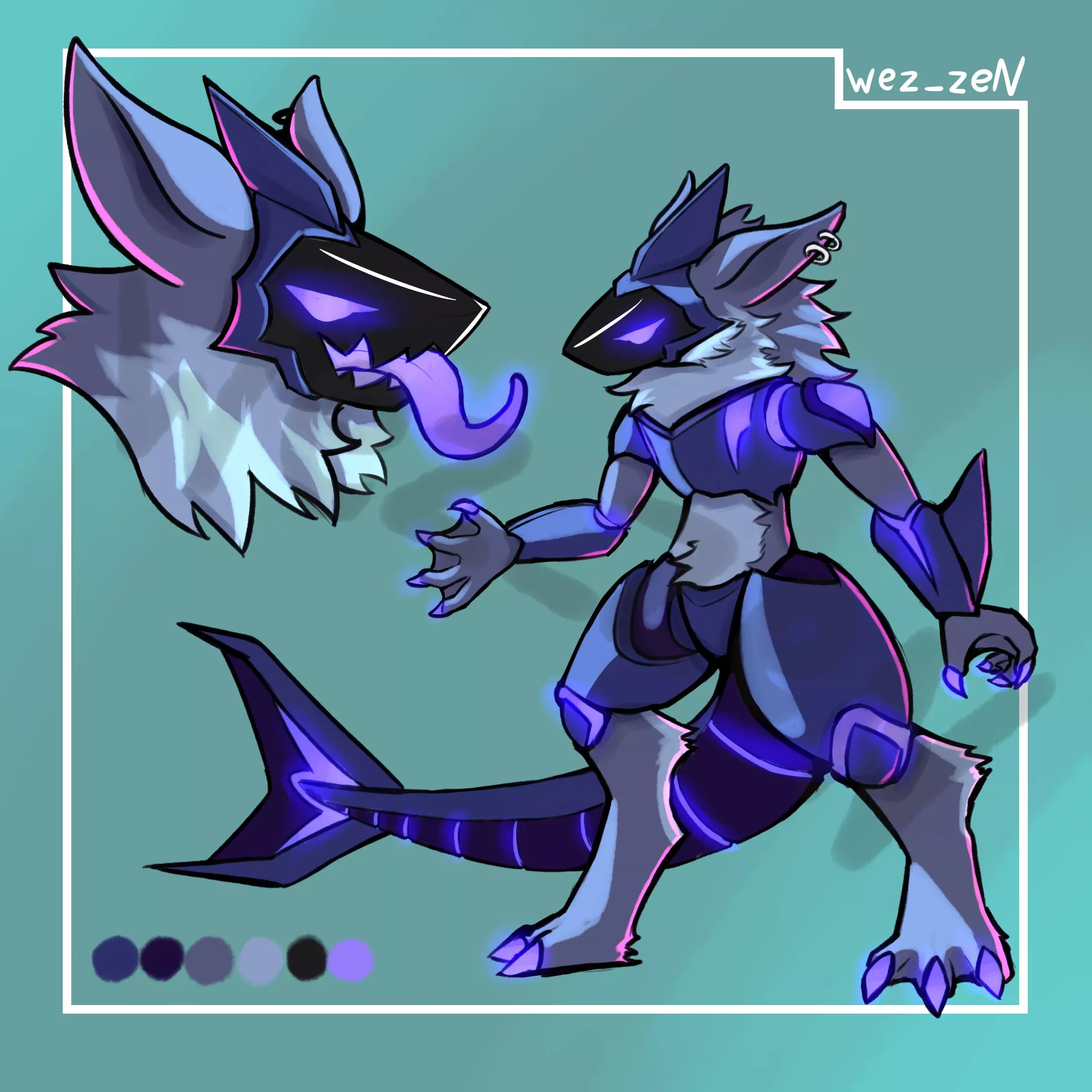 I did this cutie shark for adopt!! (commission infos on comments) posted by wez_zen