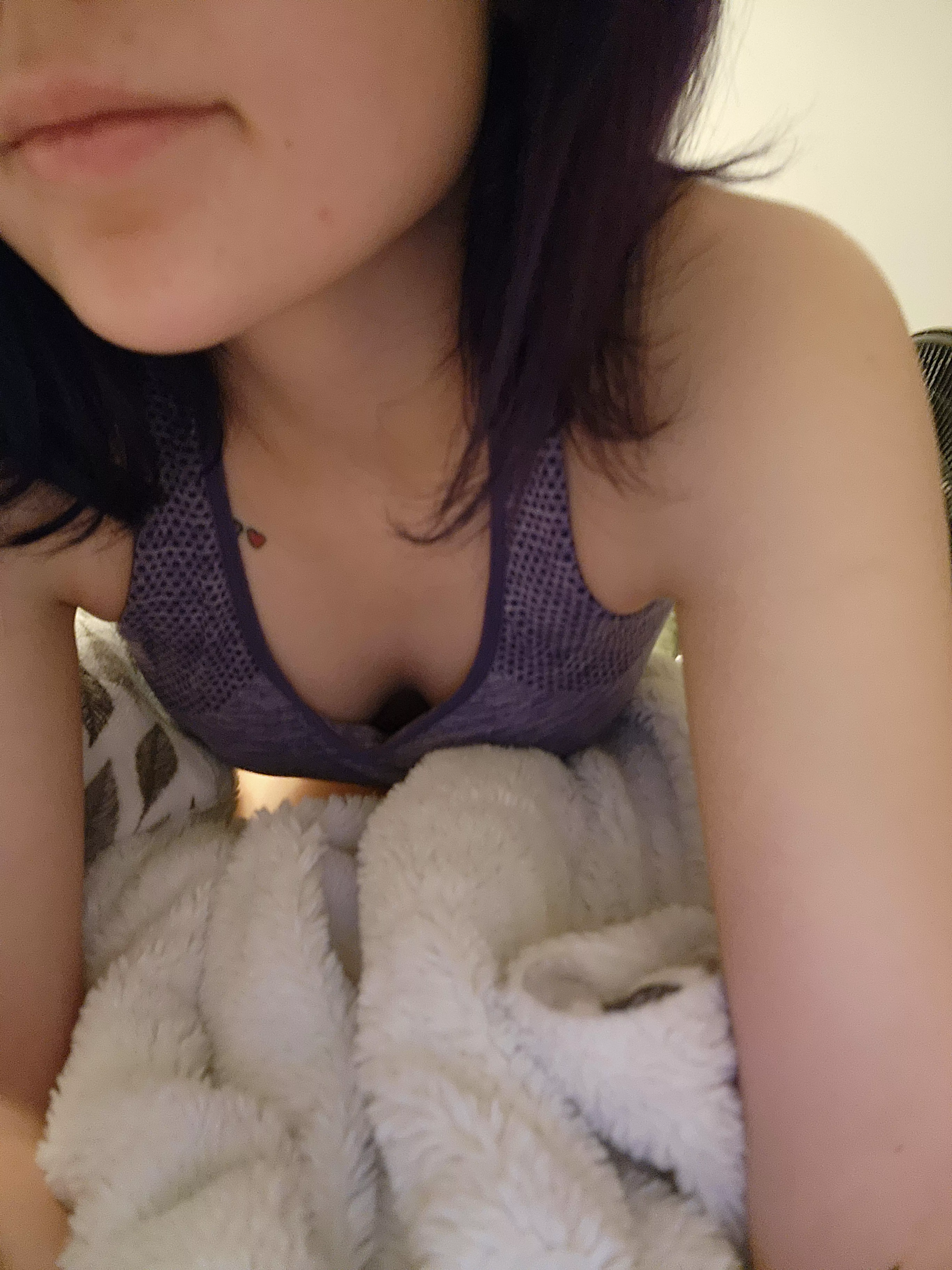 I don't have much cleavage but I love showing it posted by iambatmansbff