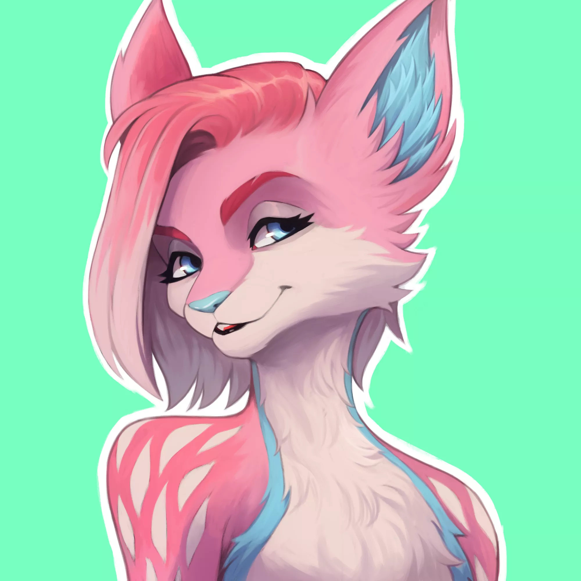 I just loved to work with this sona design | Art by me: @wao_art on twitter posted by Wao_Art