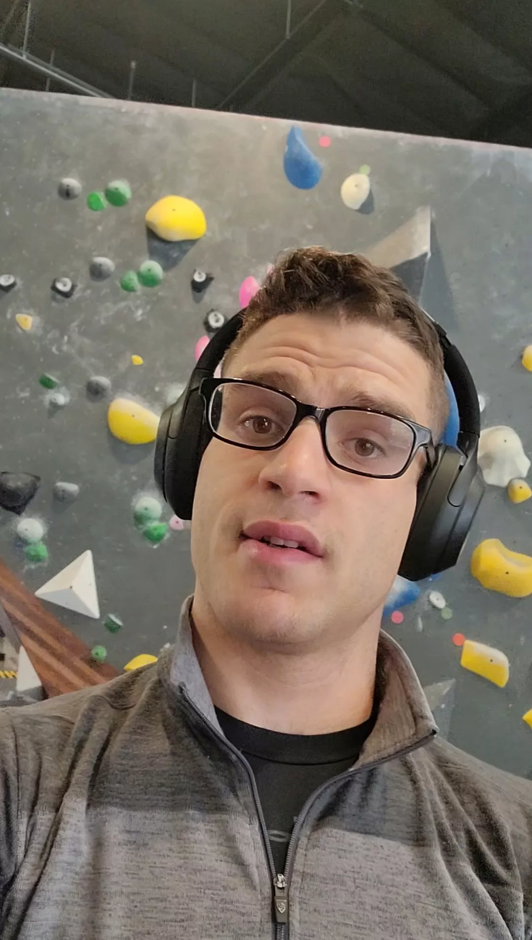 I keep sending my friends videos about climbing. When they don't want to join, I send them more videos explaining why they need to climb with me🤣 who could say no to this face? 🥺😆 posted by double-leg-day