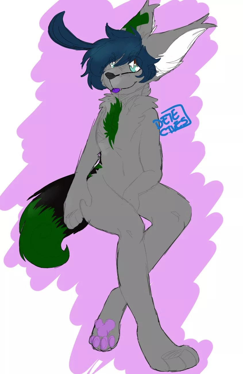 I love my fursona so mucchhh. Art is by me posted by Detectves