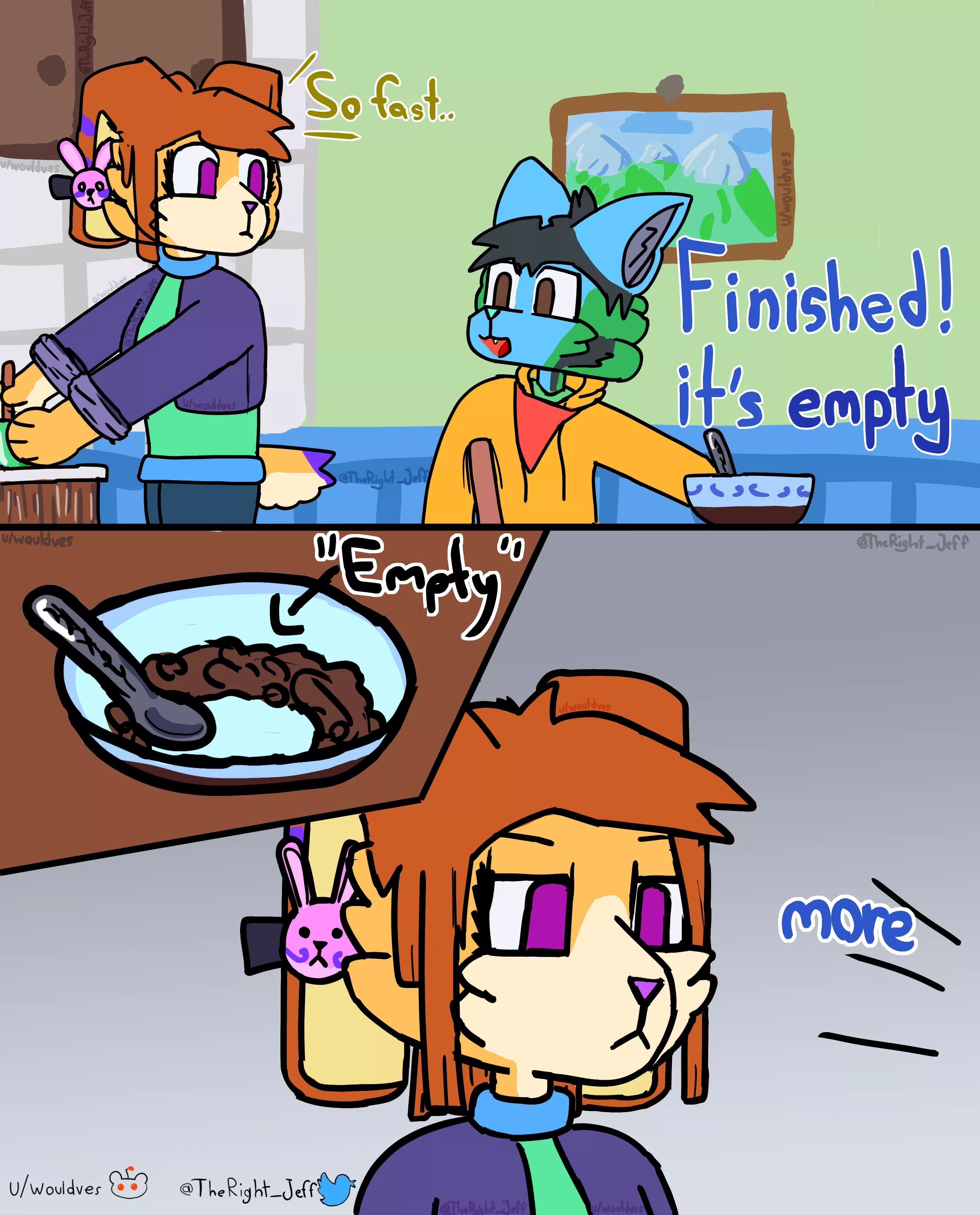 I may have put too much effort to make this comic ( comic by me @TheRight_Jeff on twitter ) posted by wouldves