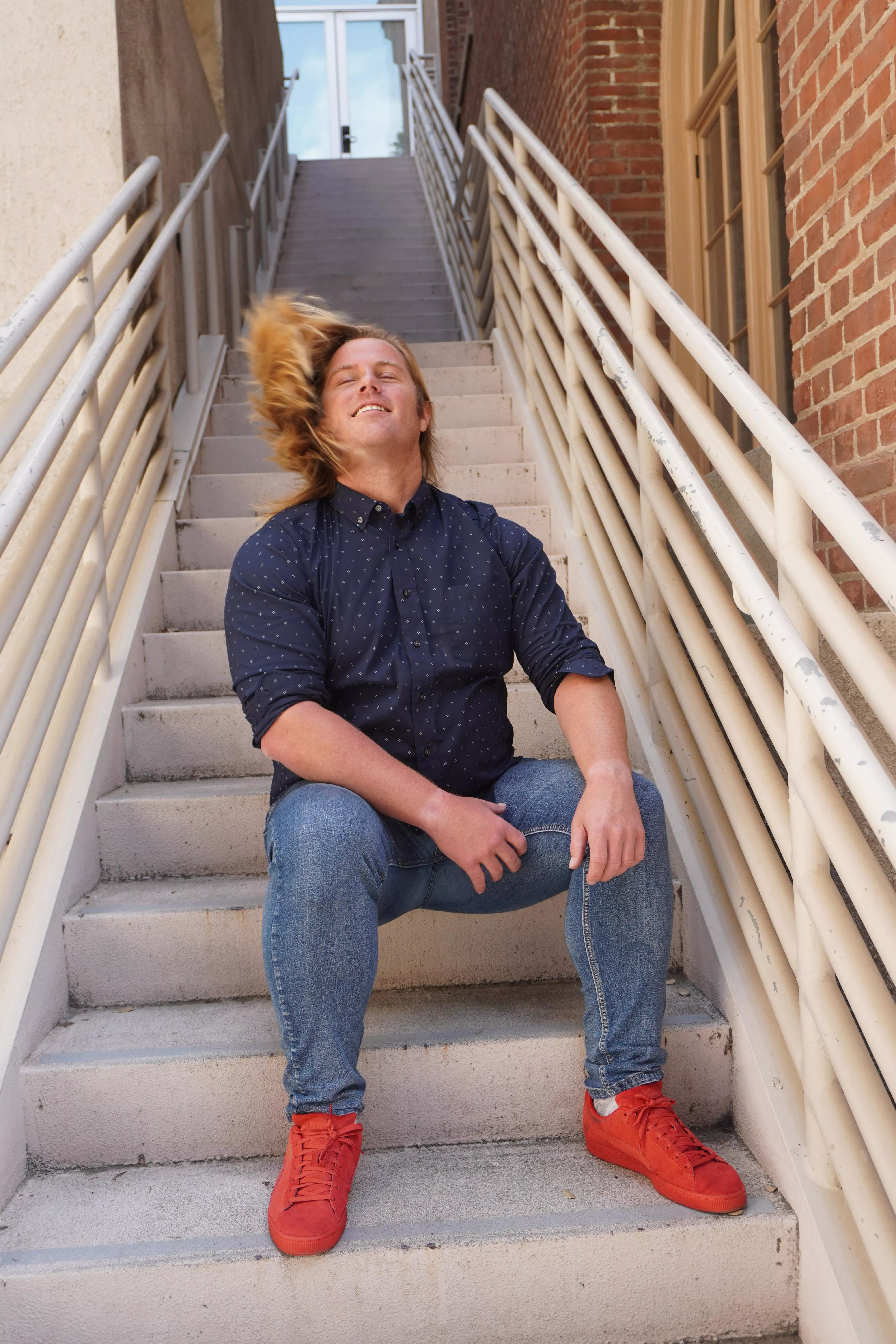 I'm letting my hair down. I'm graduating with masters in social work from the University of Southern California in one week! posted by CockyAsHell