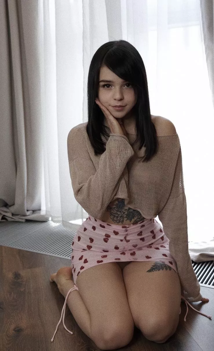 In a mood for cute tight skirt today posted by lain_es