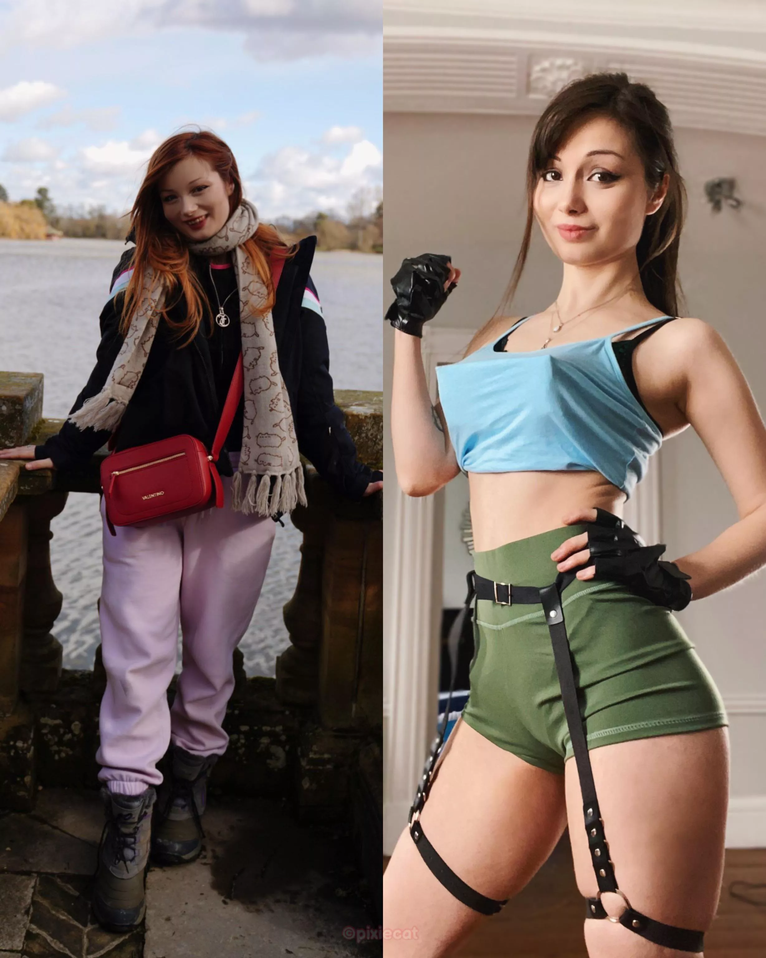 In/out of cosplay - Lara Croft by Pixiecat posted by pixiecatofficial