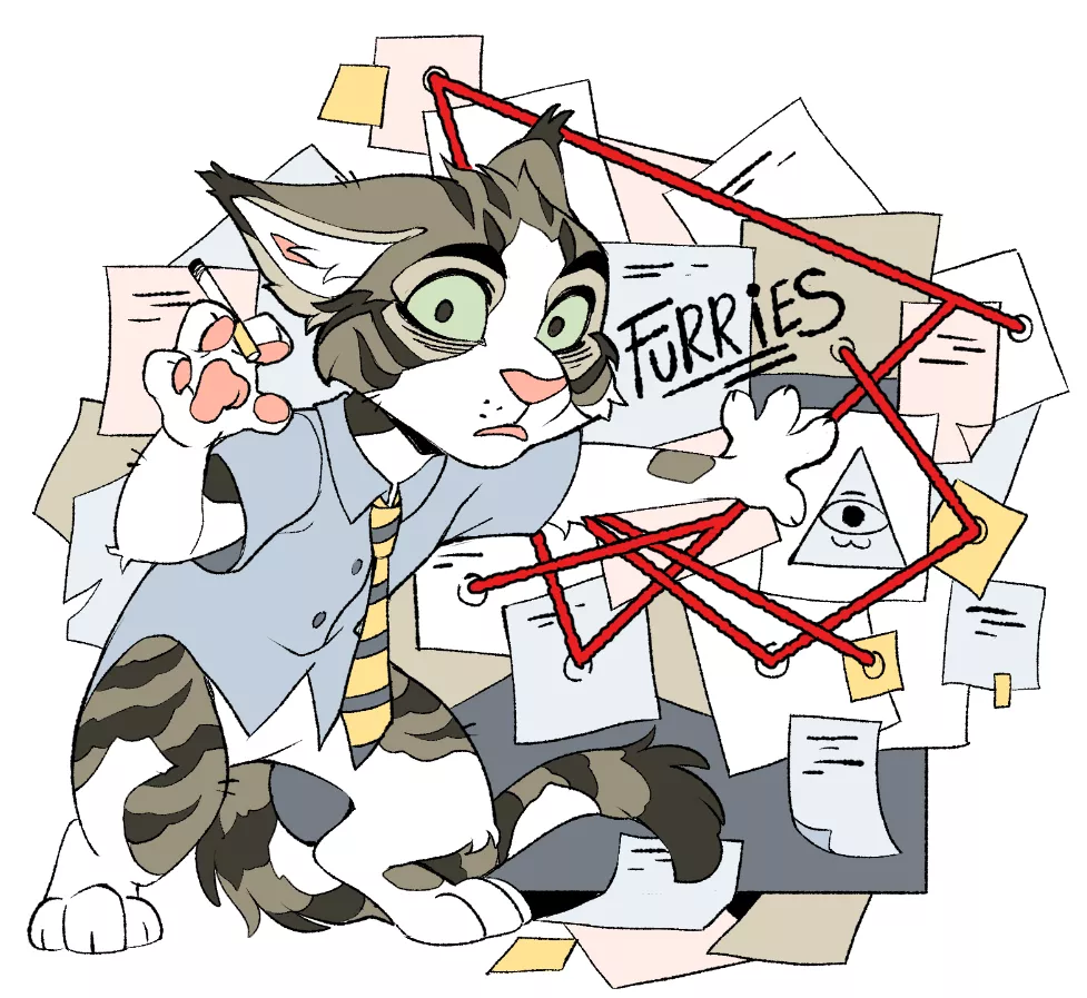 It's all connected (Fursona Pins) posted by Cy-Fur