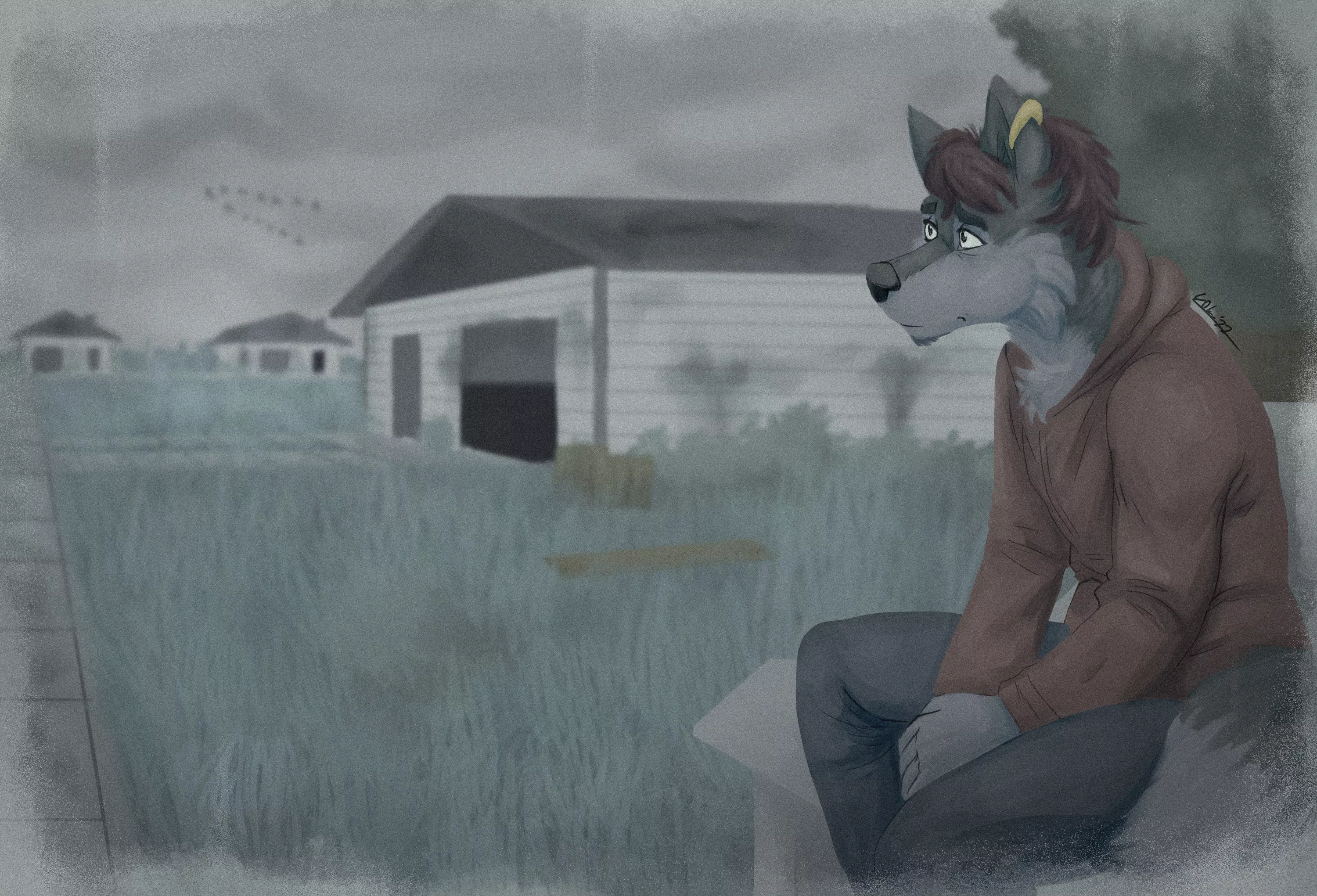 ''It's all... gone.'' // Art by me posted by spacetank