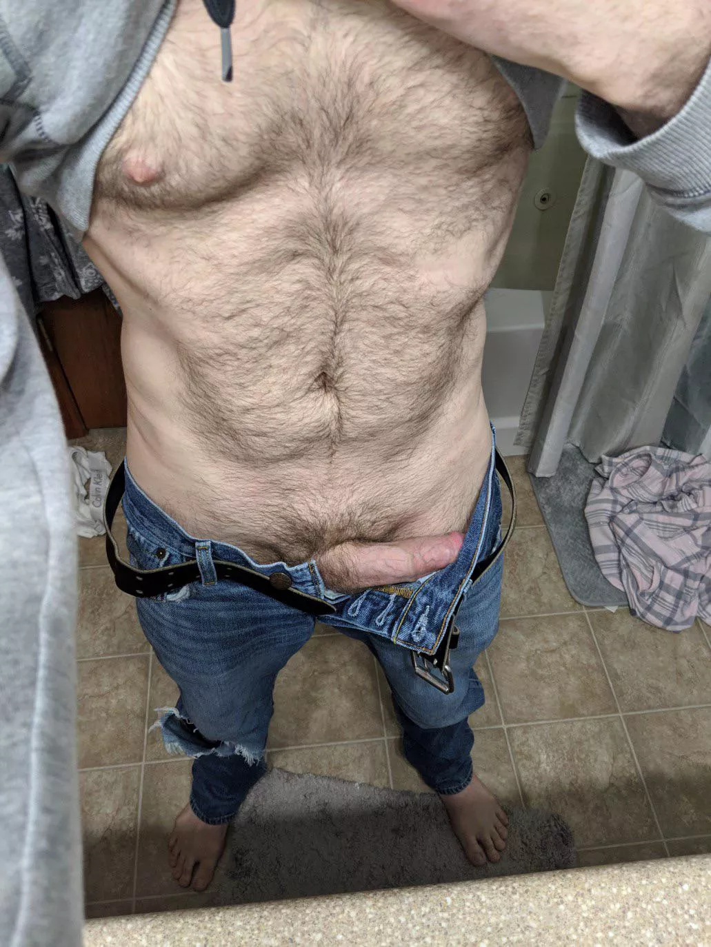 Just a [43] y/o Dad going commando posted by New_Low8984