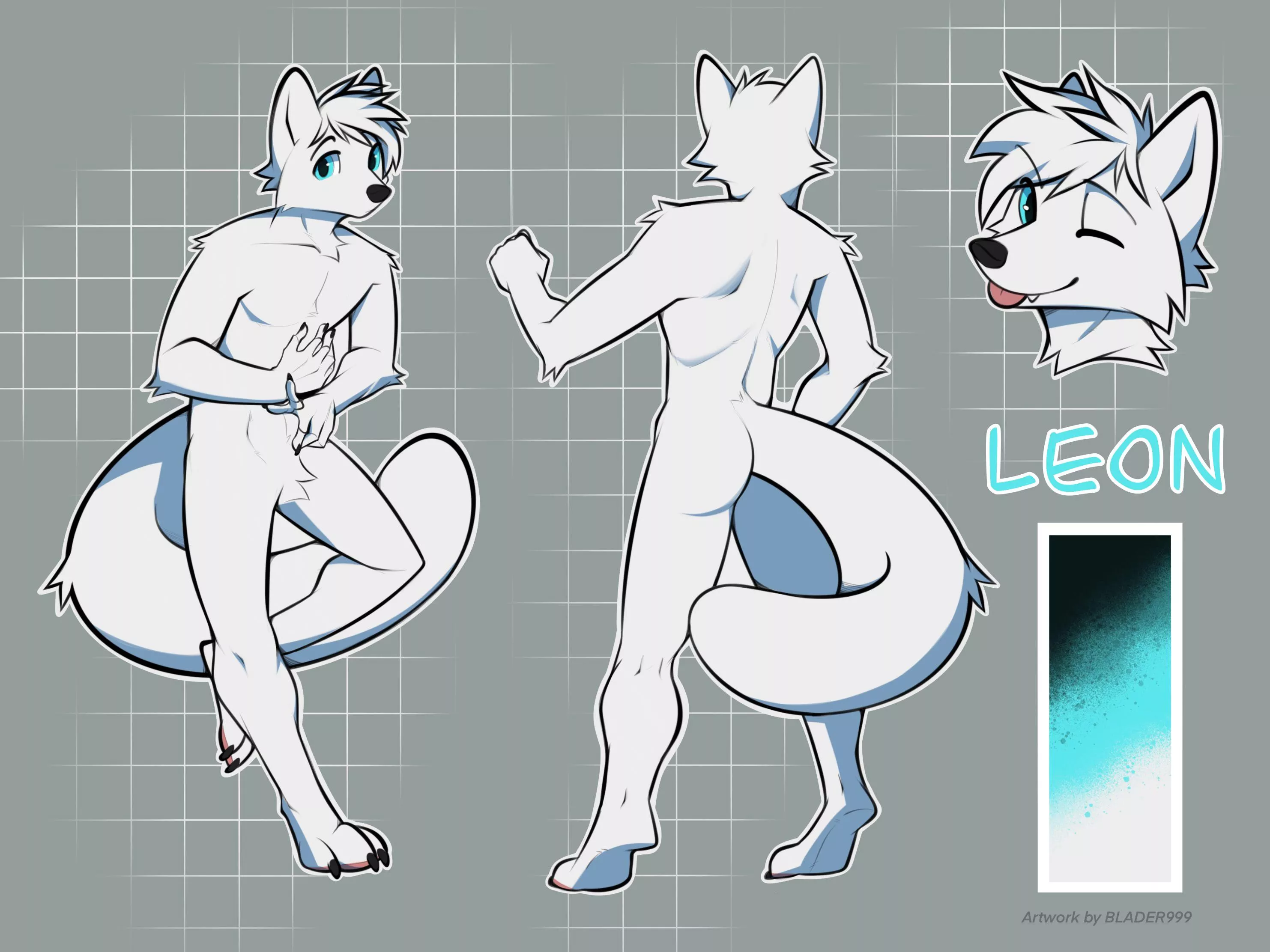 Leon Ref - Art by me @masterblader191 (Twitter) posted by Blader191