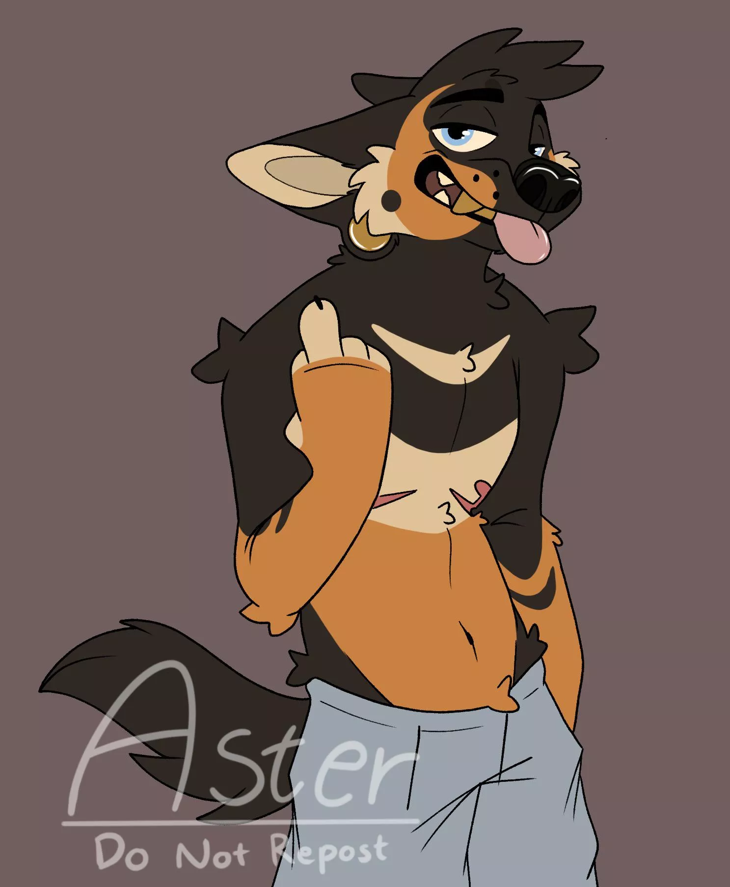 Let’s start a riot! Gift art of Riot for @/riot_gshep on Insta posted by Aster_Heeler