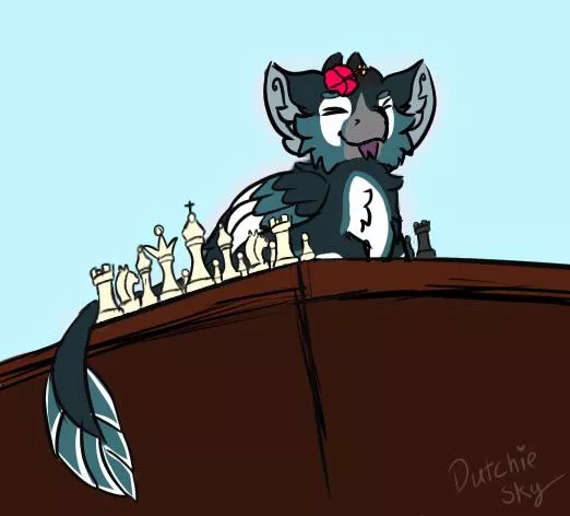 Looks like there will be no chess (art by me! @Dutchie_Sky) posted by PolandRocks1