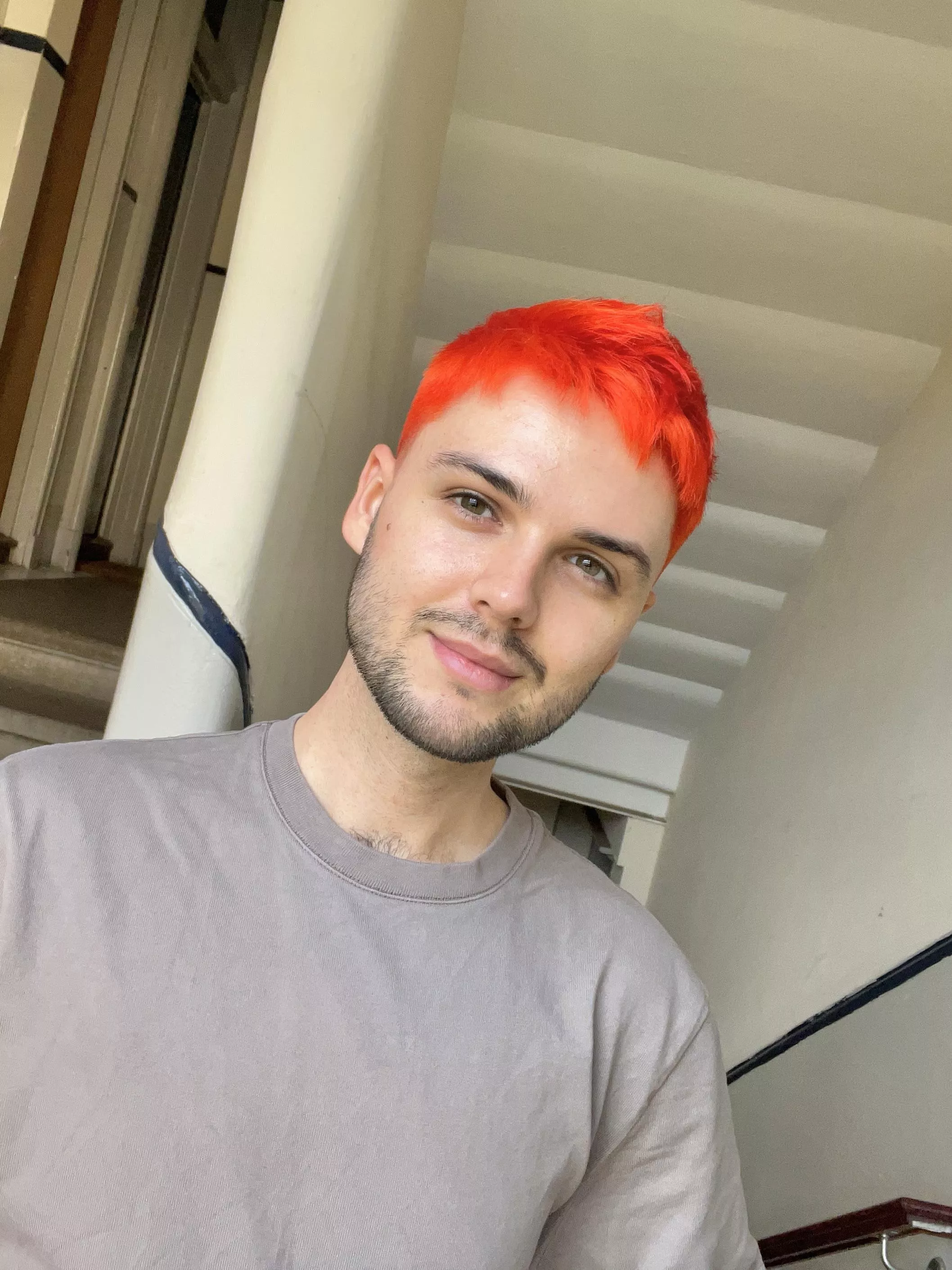 Loving my orange hair 🍊 Have a great Sunday!! posted by marsattacksagain