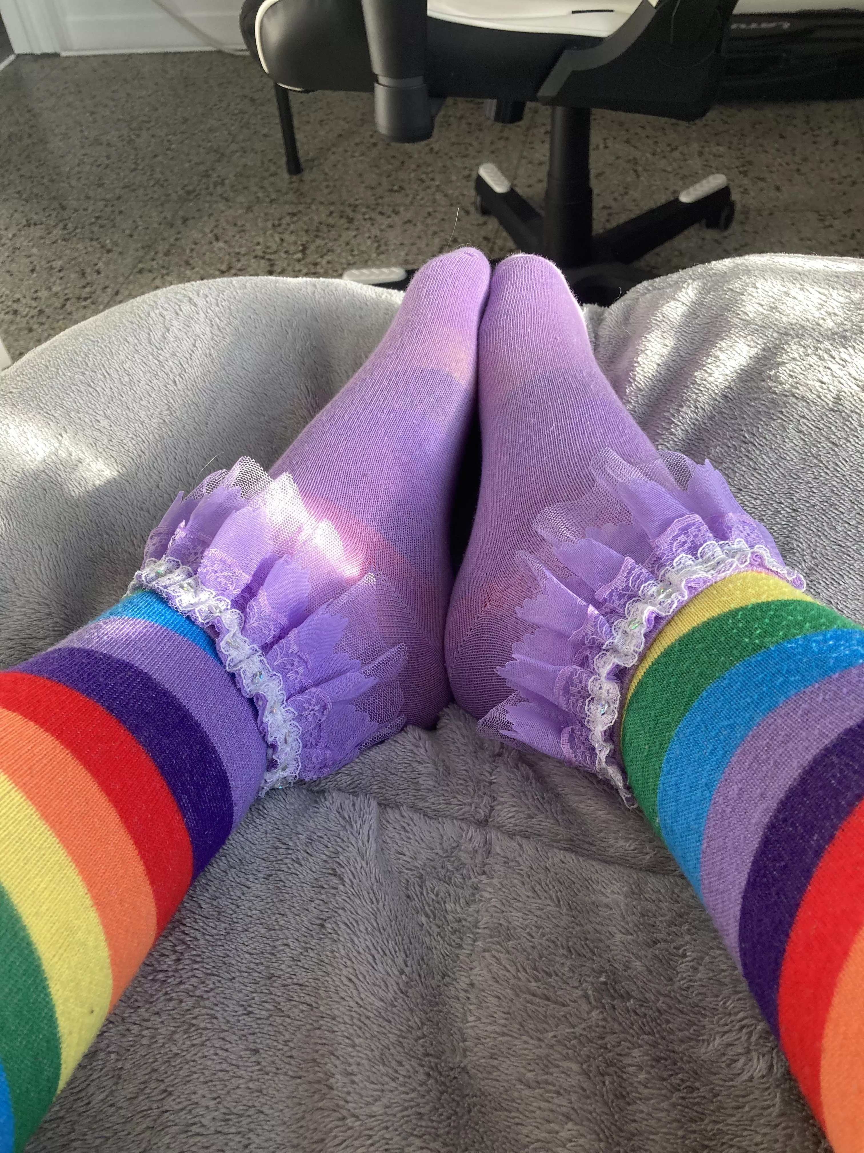 [m] I assume you like frilly socks posted by Dgamer144