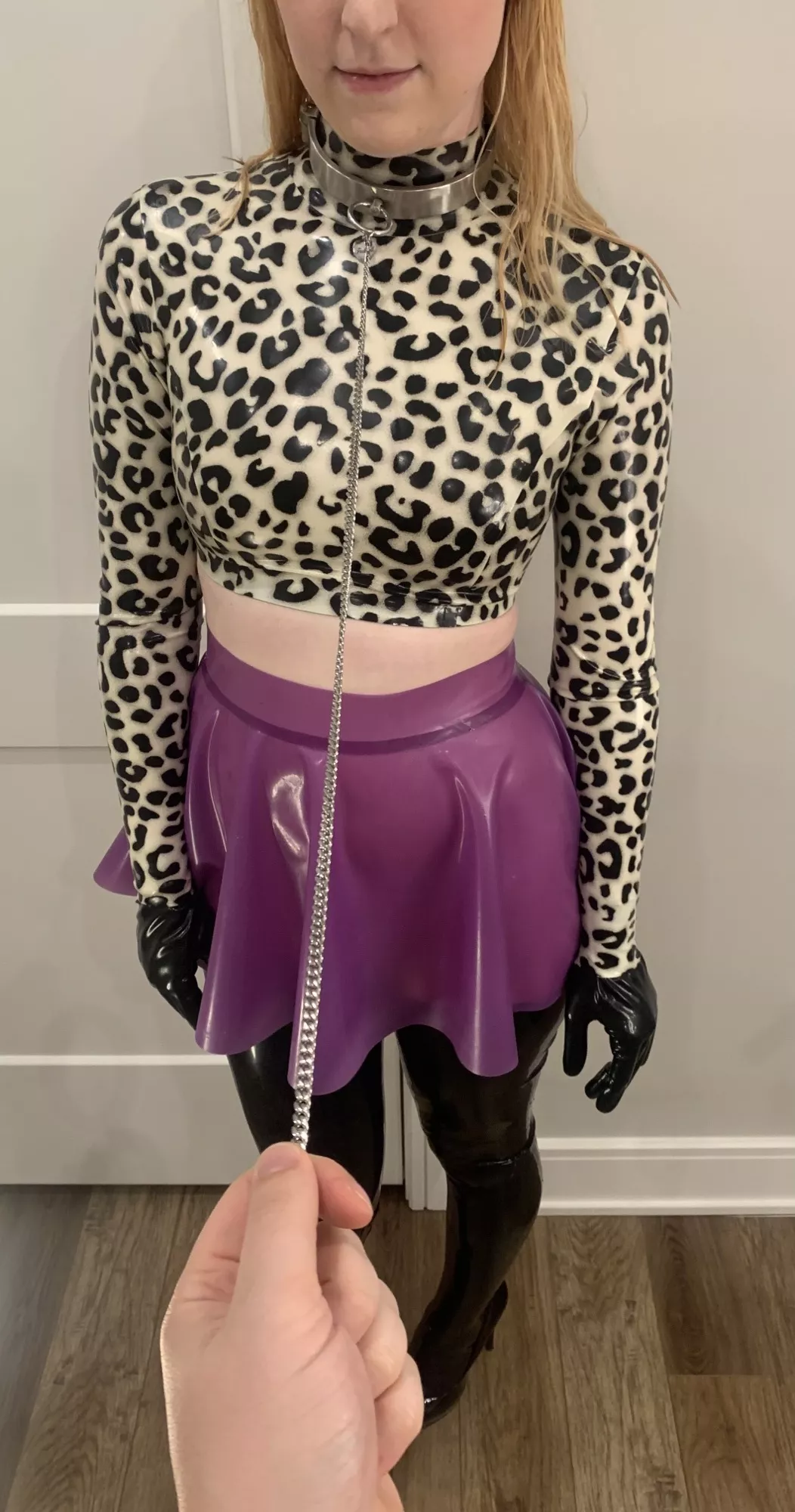 Master keeps his latex fuckdoll on a short leash posted by Couple_of_Perverts