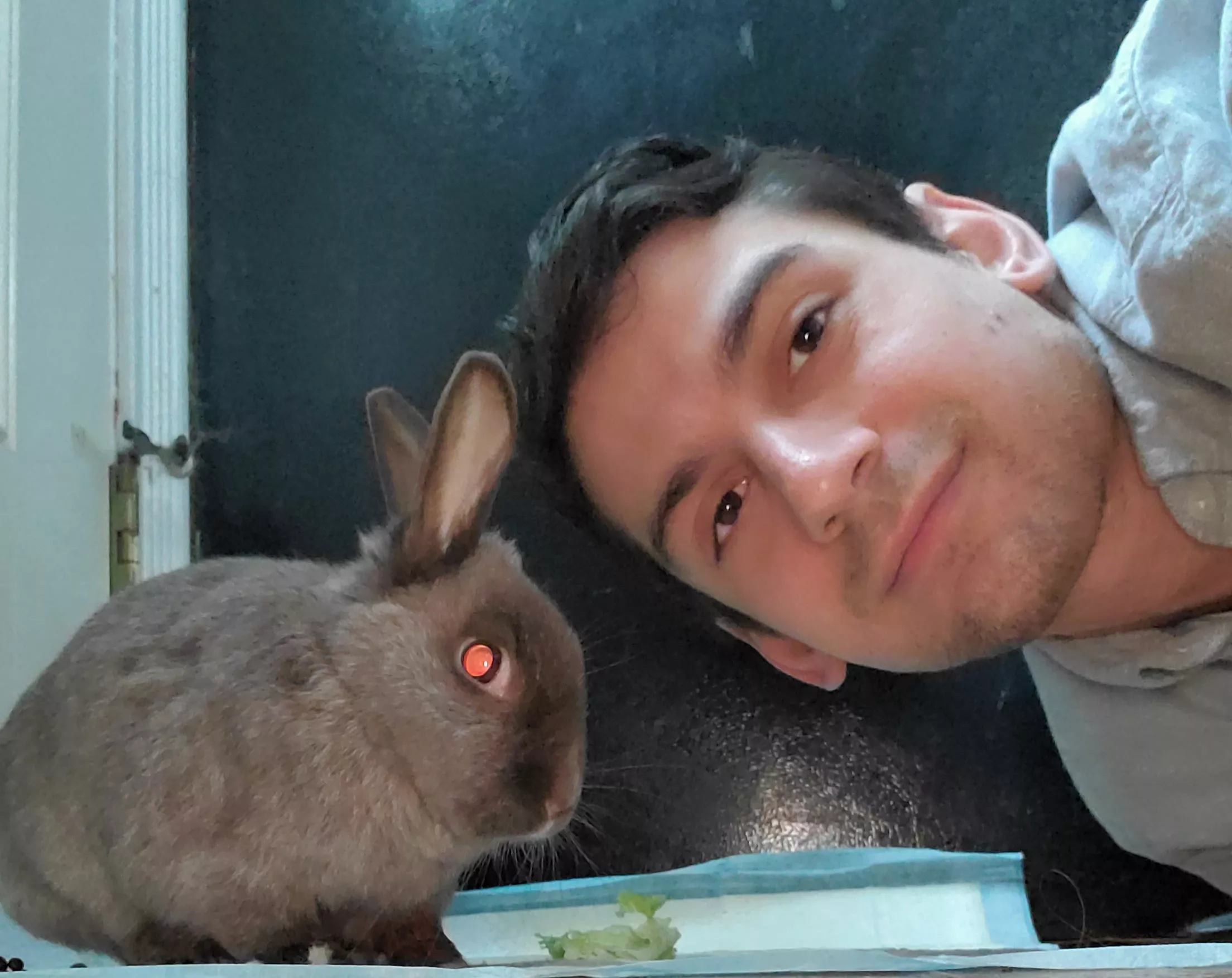 Me and my snuggle bunny posted by archfapper