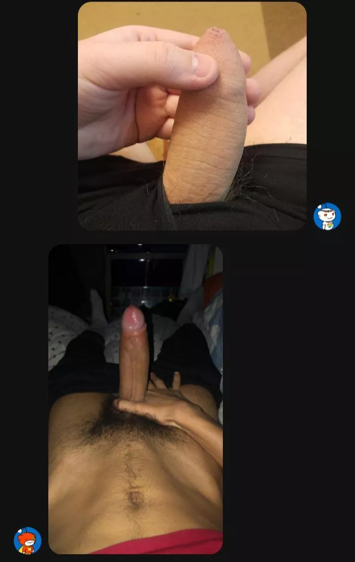 me and u/Medhi18 I get absolutely destroyed, anyone else wanna outsize my little one posted by Give_Dick_Pics_pls