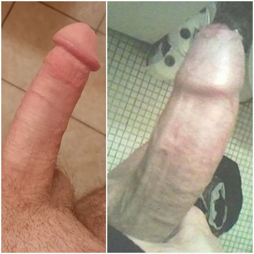 Me (left) vs my old friend (right) posted by BiSubCuck13