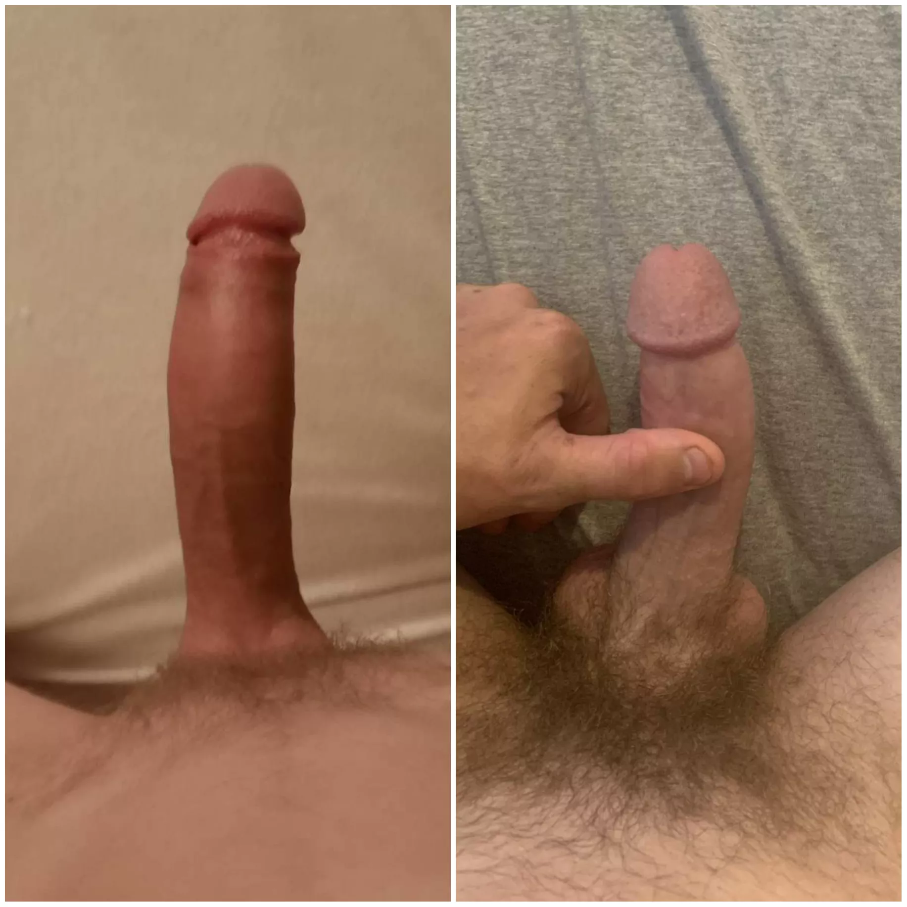 Me vs. @Negative-Marzipan-71 compared ðŸ˜ Nice cock, but looks like I have it just slightly bigger posted by Low-Fox-3366