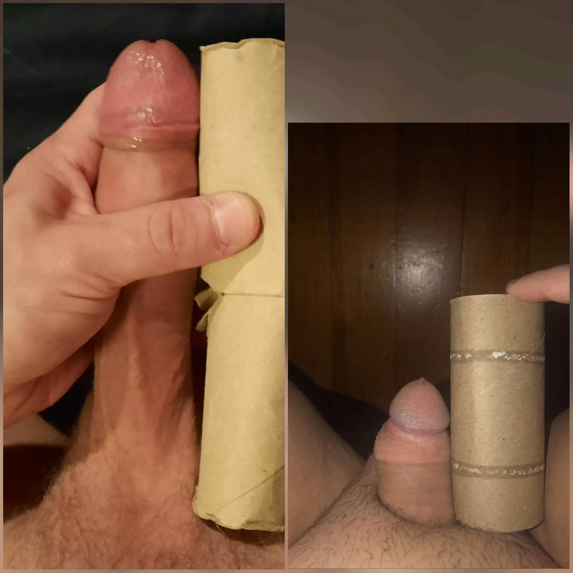 Me vs. u/Far_Match657 compared ðŸ˜ He says that's hard on his pic, it's so small that I find it hard to believe posted by Low-Fox-3366