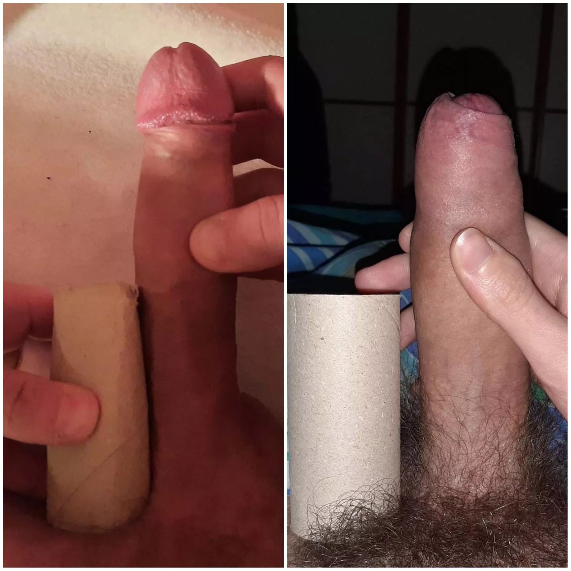 Me vs. u/Giangiuca07 compared ðŸ˜ Mine is about an inch longer than his huge cock, which is a bit thicker than mine posted by Low-Fox-3366