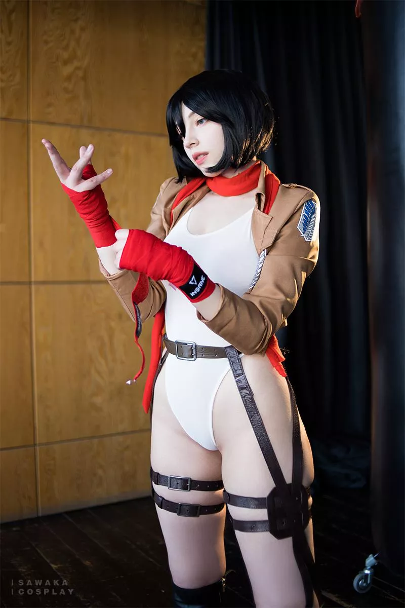 Mikasa Ackerman cosplay by Sawaka posted by Sawakate