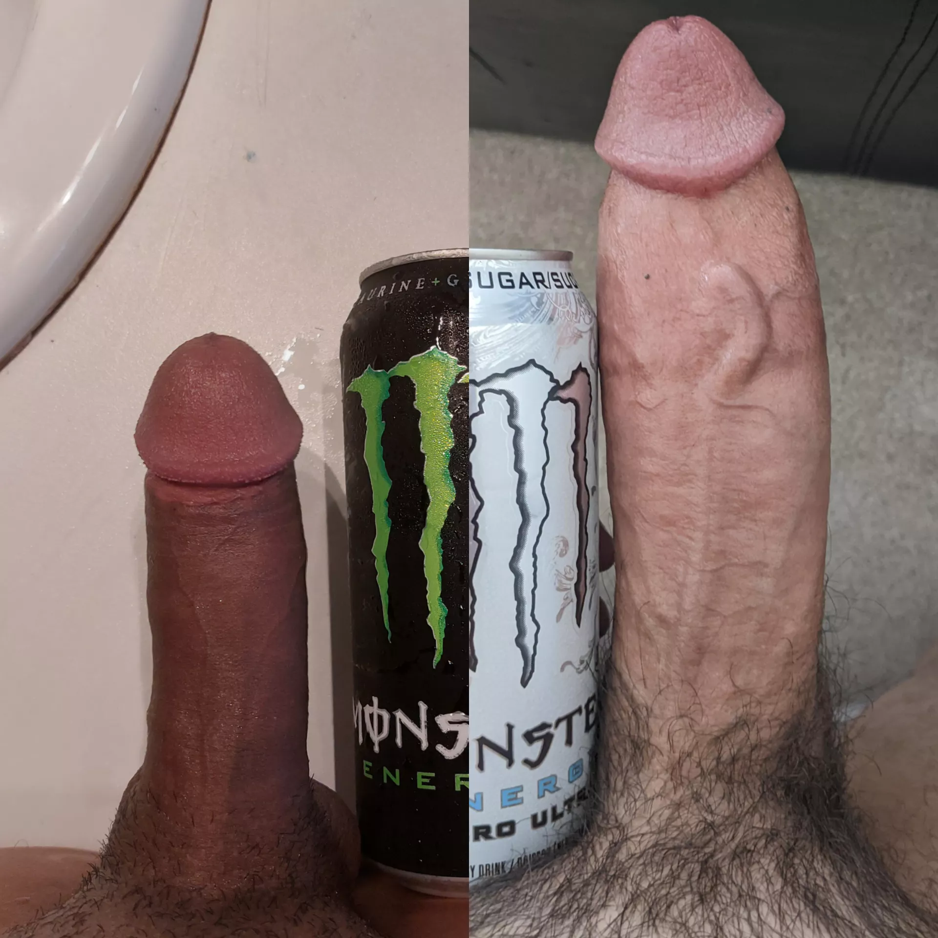 Monster Can Comparison w u/Outland3r_ posted by TeenTribs4U