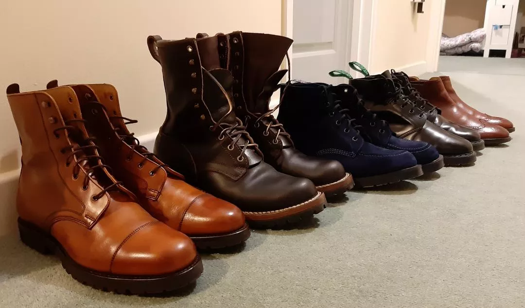 My boot collection so far. posted by Spooky776