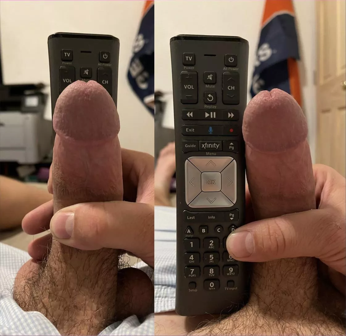 My cock next to my Xfinity remote posted by ranch-dressing-89