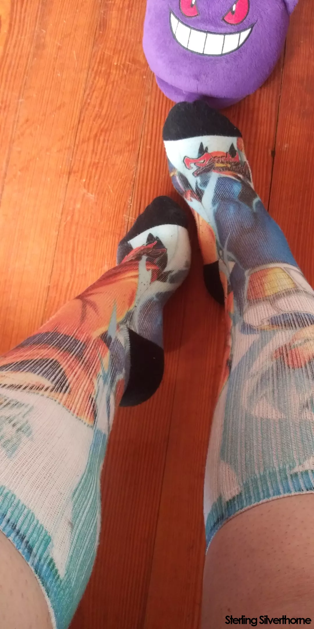 My Dragonball knee-highs barely fit my big calves! [NB] posted by CrispyMintLeaf