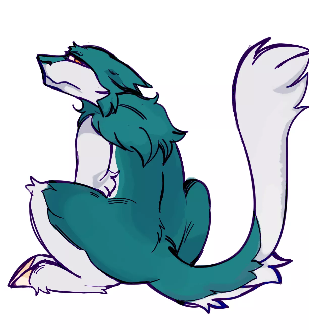 my first time drawing an Sergal : ) posted by Chowcochan