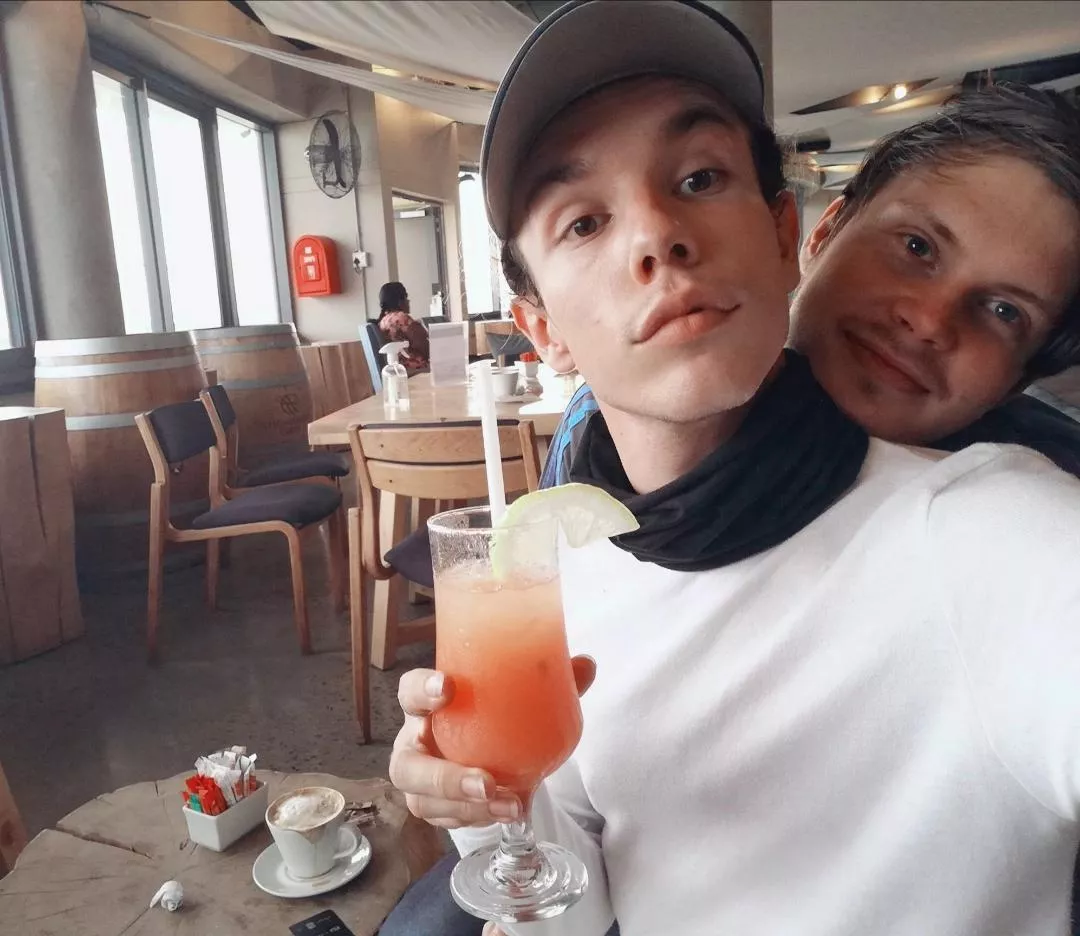 my gay agenda is being cute with my boyfriend and sipping 🍹 posted by Local-Dish7067