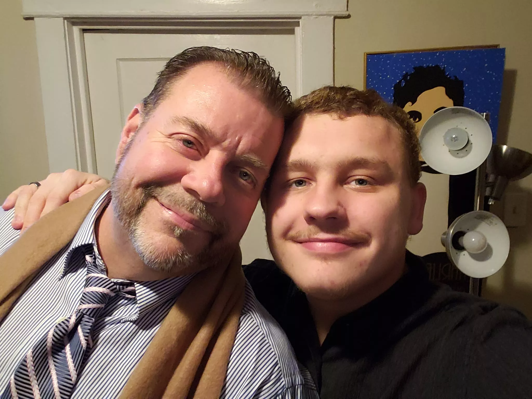 My husband Greg (the left) and I (the right) want to remind you that you are all loved and worthy! Have an amazing day! posted by YerlerDermernd