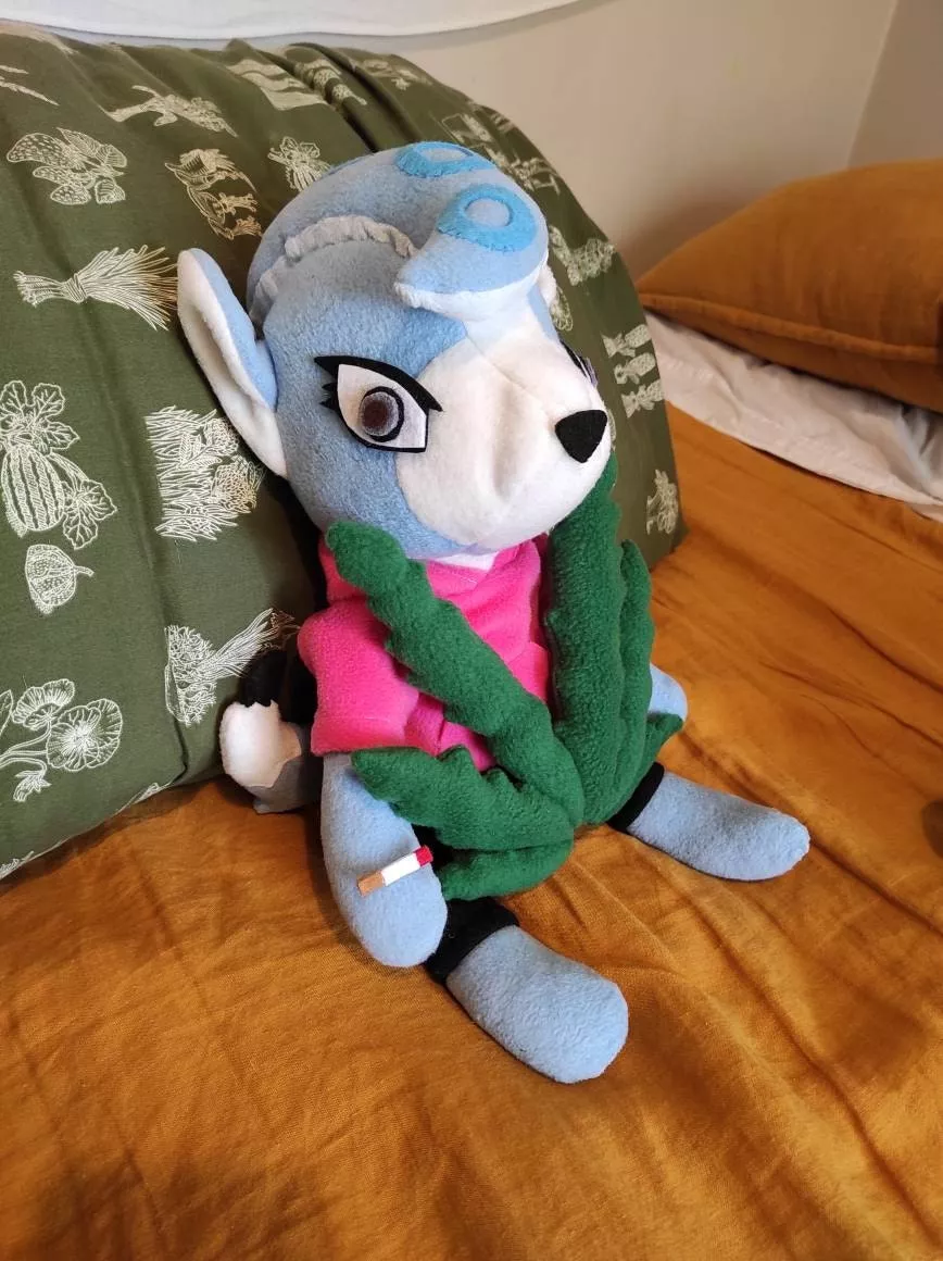 My Octo Wolf plushie is almost done 💜 posted by CheesyLeft