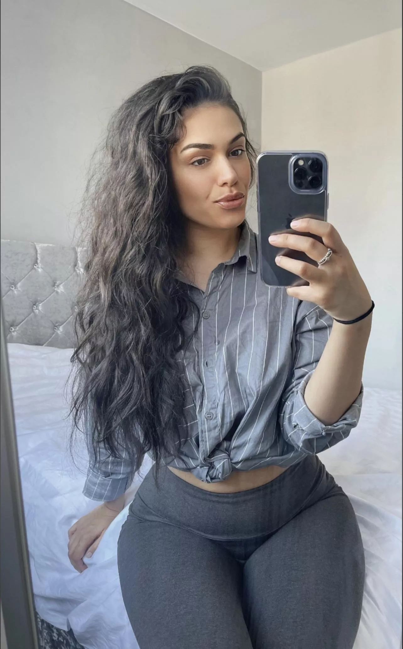 Natural brown hair Mexican x Irish posted by KikiSantana20