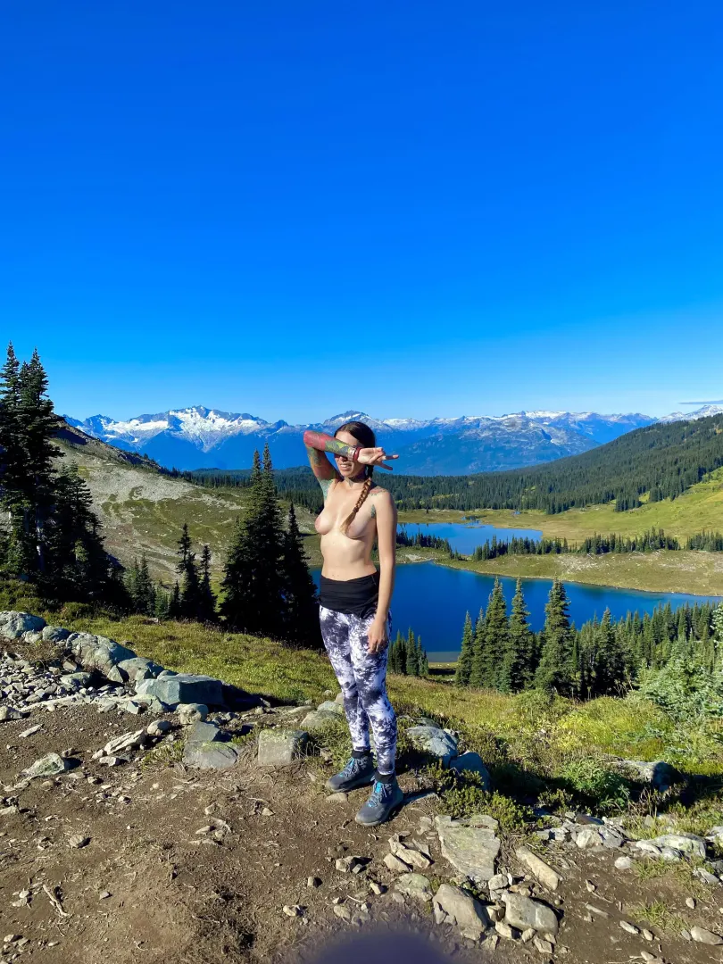 [nb] non-binary RavenRaith Out For A Hike Topless nudes | GLAMOURHOUND.COM