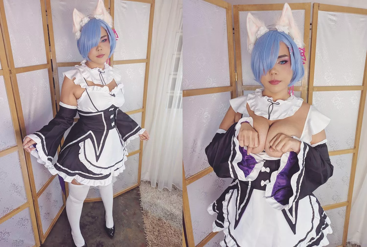 Neko Rem! by mariigabiicosplay posted by mariigabiicosplay