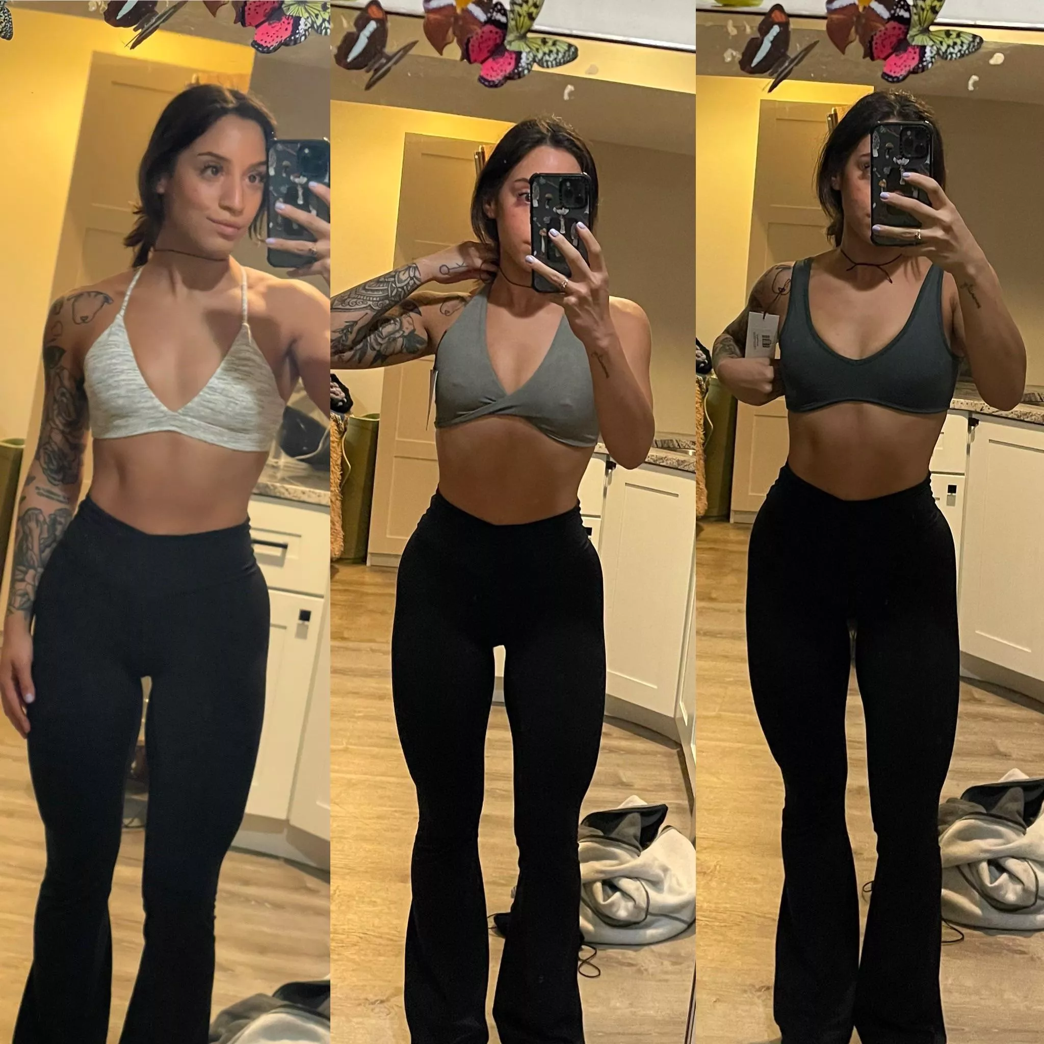 new sports bras i’m lovinnnn posted by planteaterliftchick