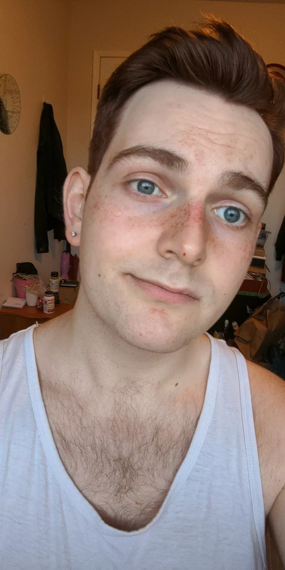 Nicked my nose while shaving today. Still felt pretty cute. What do you think? posted by Bitter_Ad9810