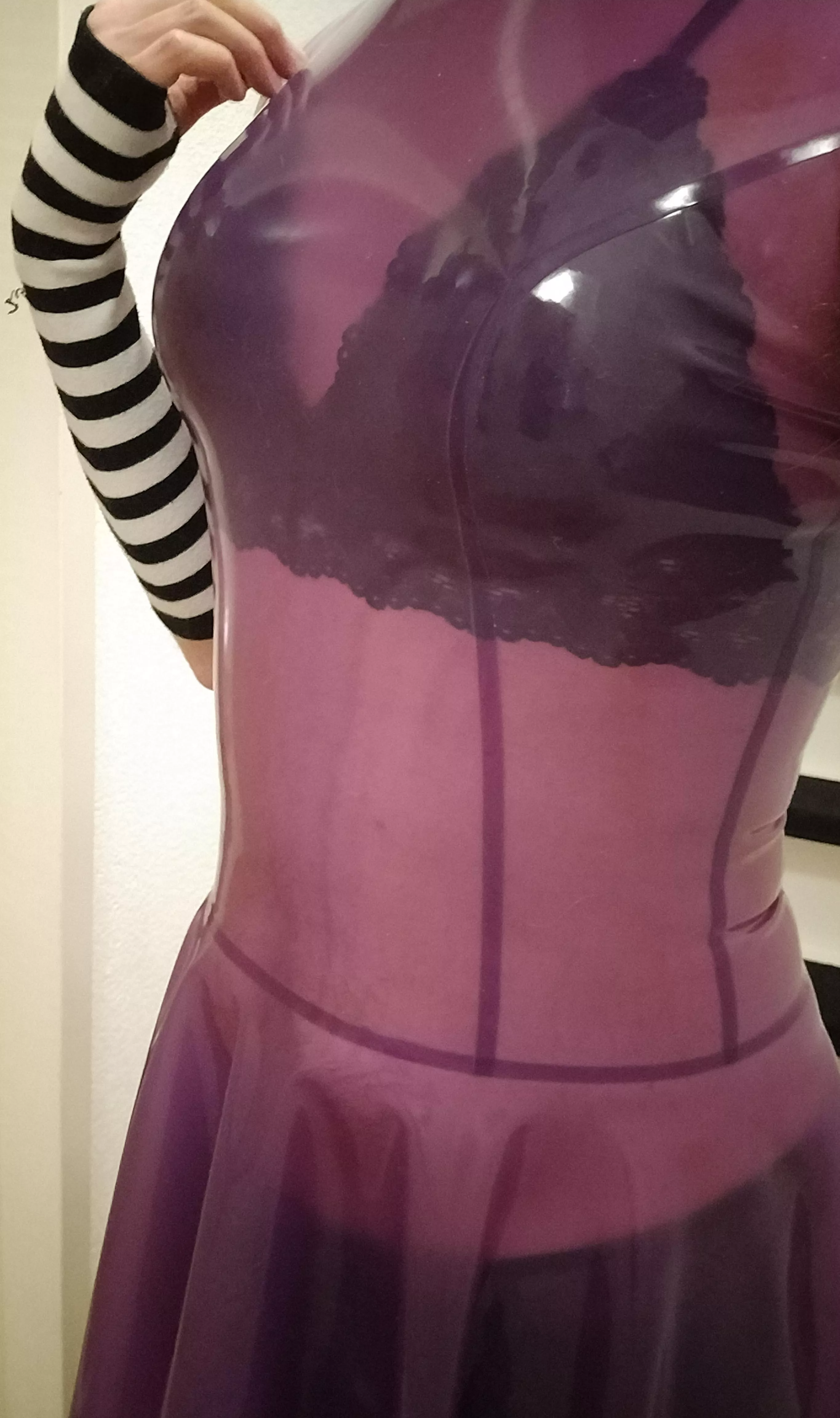 [OC] purple see-through latex 💜 posted by Shijuuichi