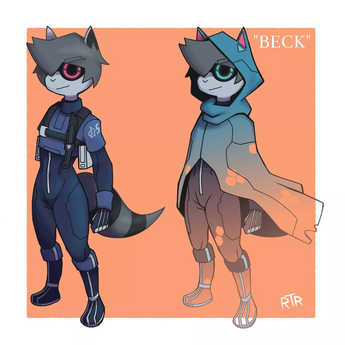 [OC] stealthy raccoon boy posted by big_billford