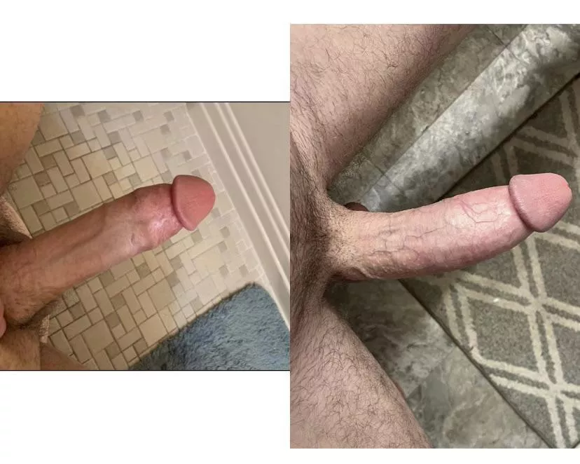 Ok, same guys, same angle, now you can compare. Which cock do you prefer? posted by thiccius_maximus