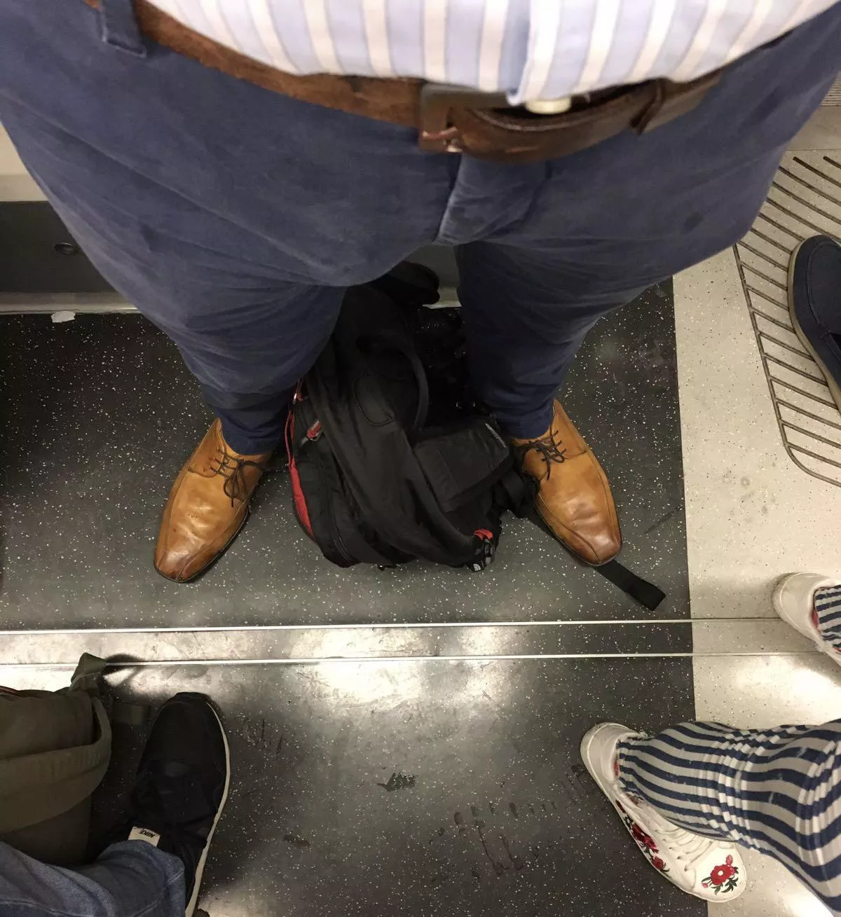 On my way to work earlier and realising my chinos are too tight (41) posted by Richardts220