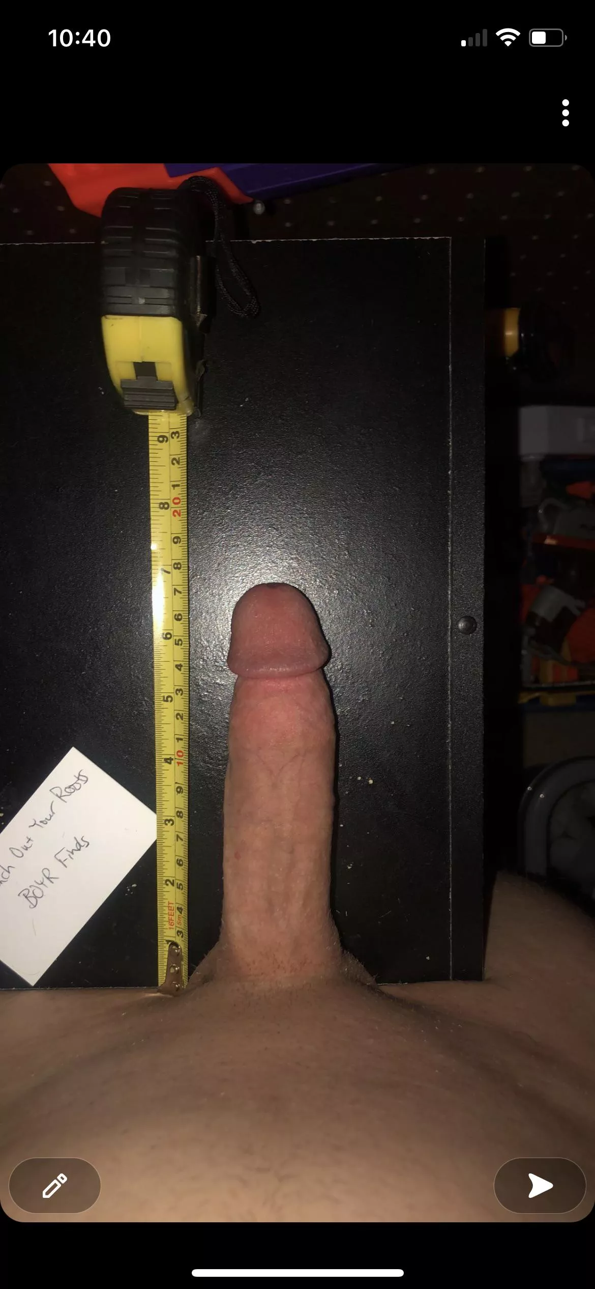 One measurement Iâ€™ve done to my cock ðŸ¥µ posted by Big_daddy_25