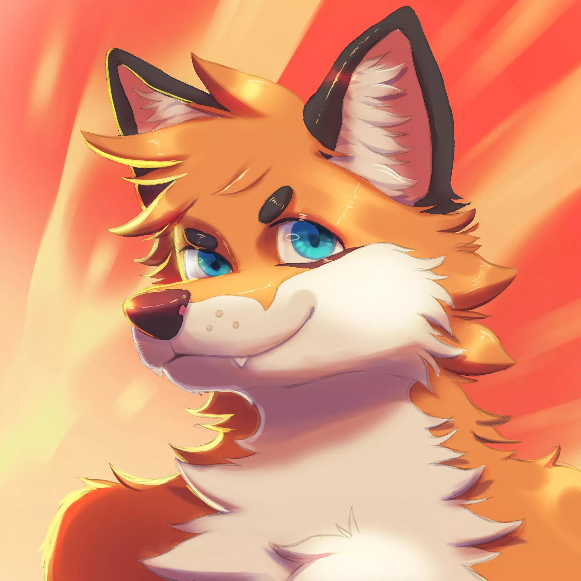 Orange, commission for @/laz (by me) posted by achelandre_art